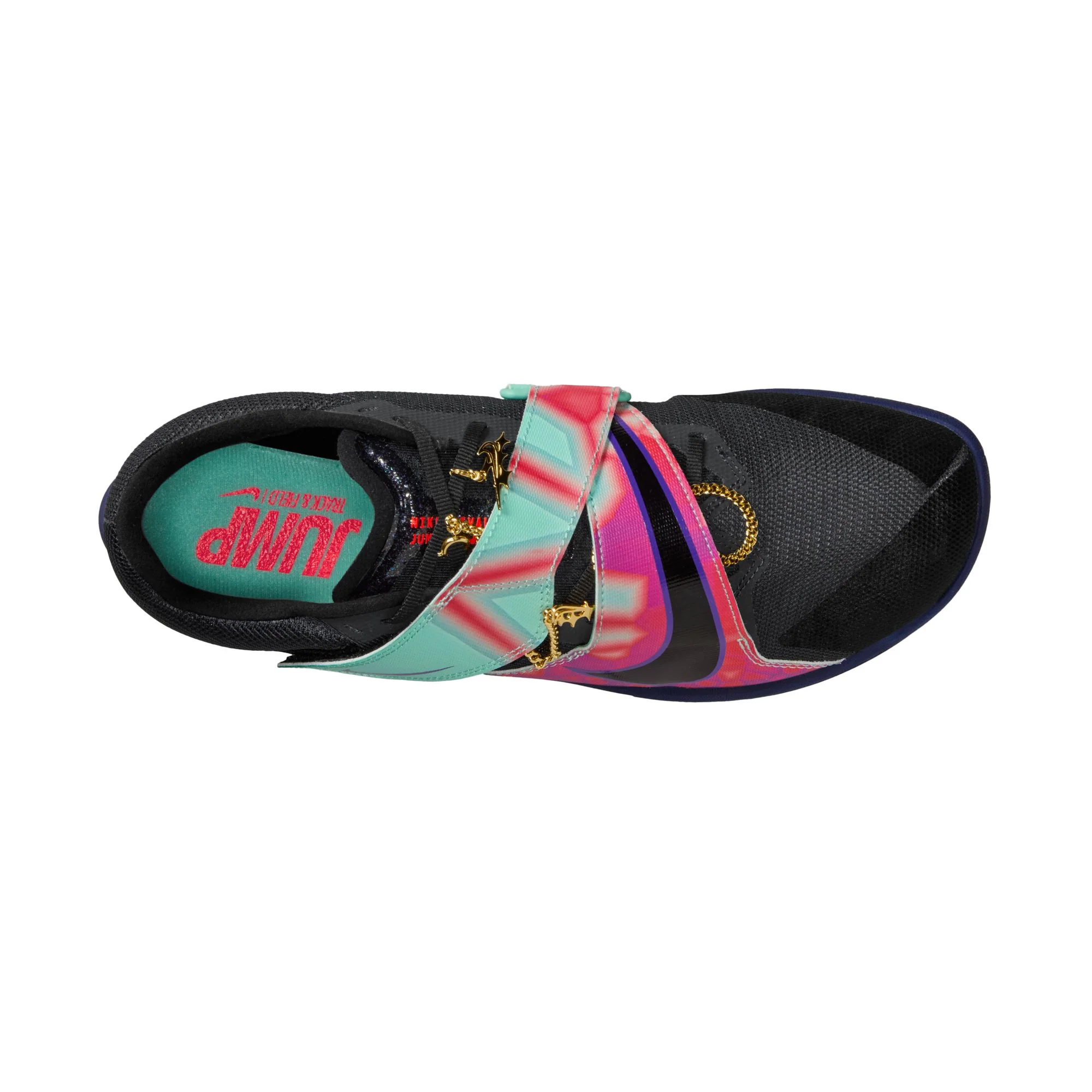Unisex Zoom Rival Jump Glam (400 - Dark Obsidian/Black-Emerald Rise) - Image 8