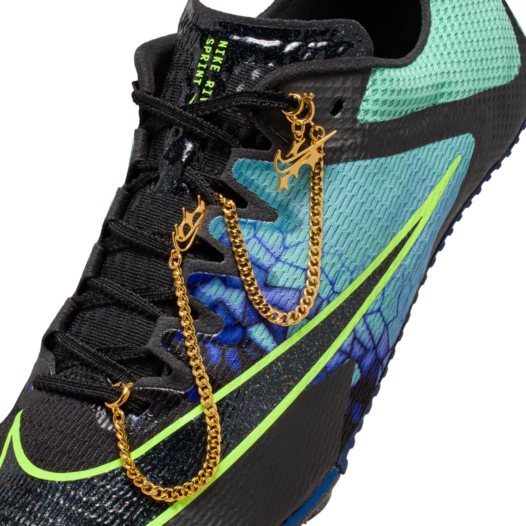 Unisex Zoom Rival Sprint Glam (300 - Emerald Rise/Black-Sapphire-Ghost Green) - Image 4