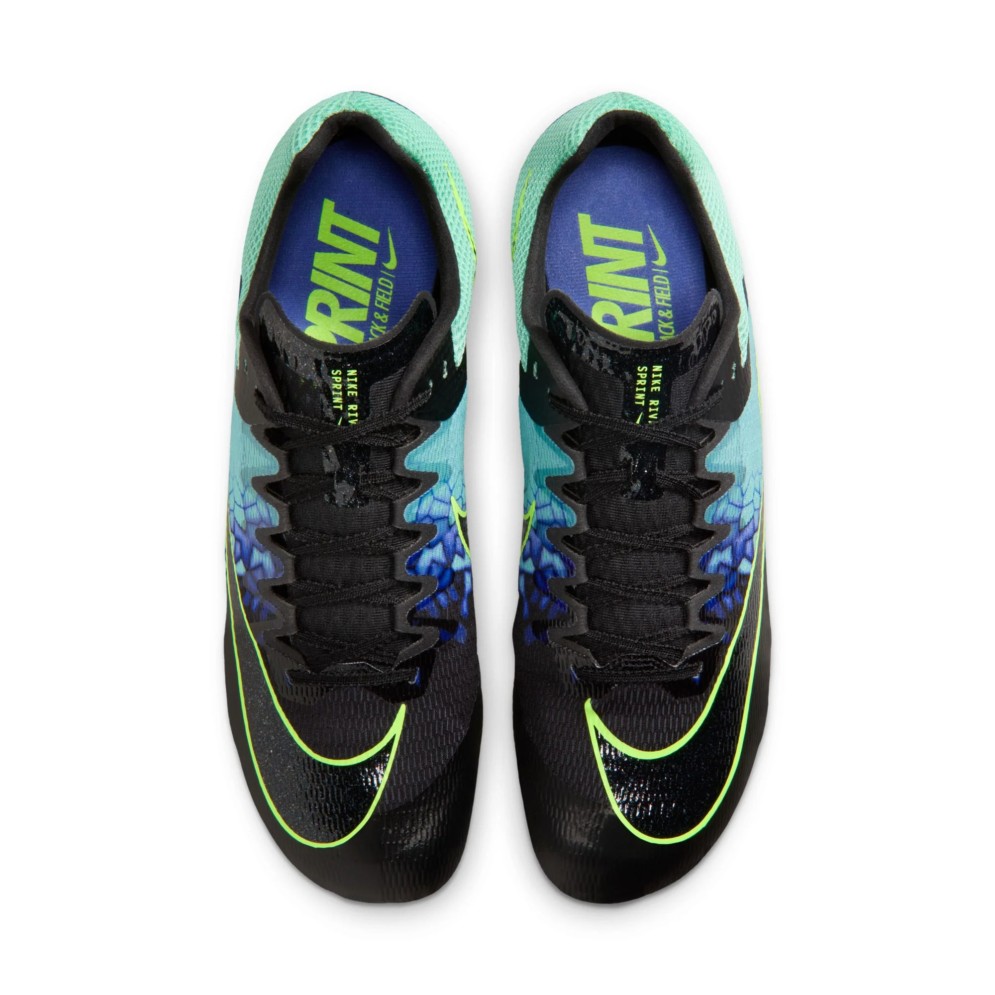 Unisex Zoom Rival Sprint Glam (300 - Emerald Rise/Black-Sapphire-Ghost Green) - Image 8