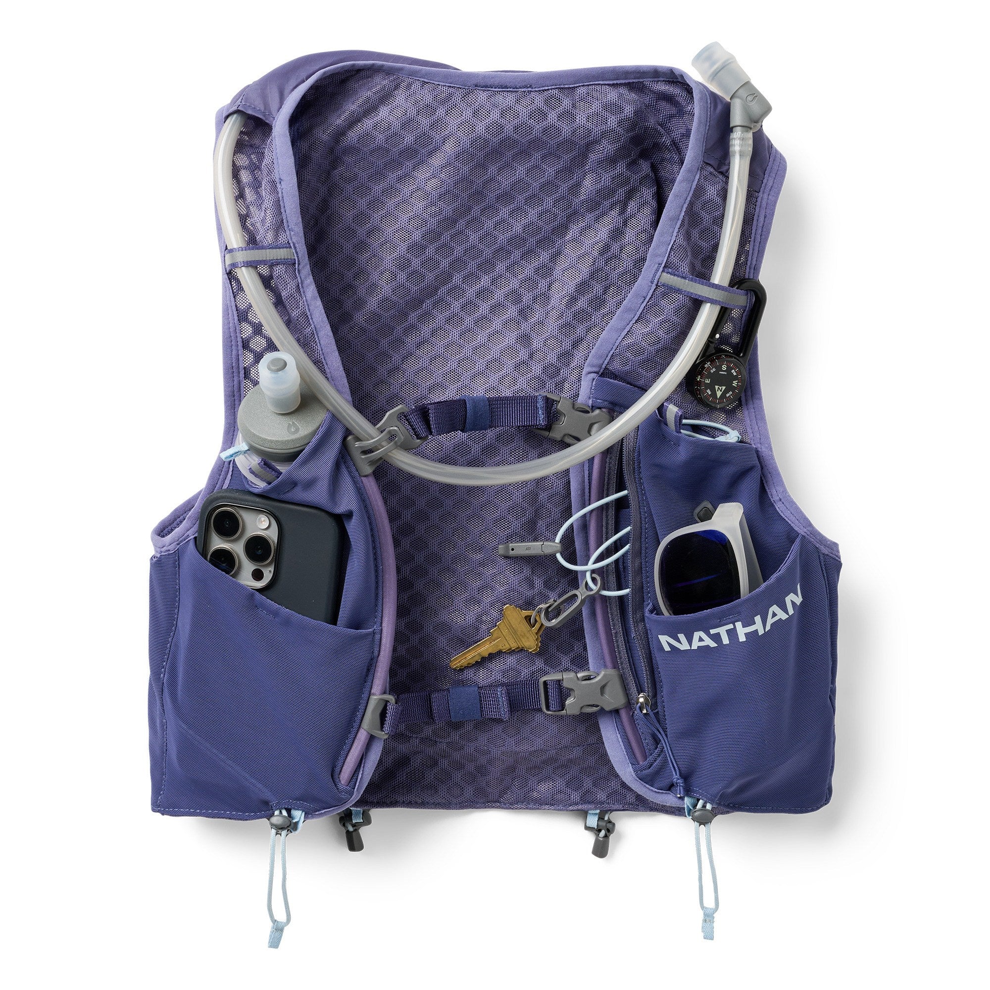 VaporAiress 4 8L Women's Hydration Vest (Indigo/Light Blue) - Image 3