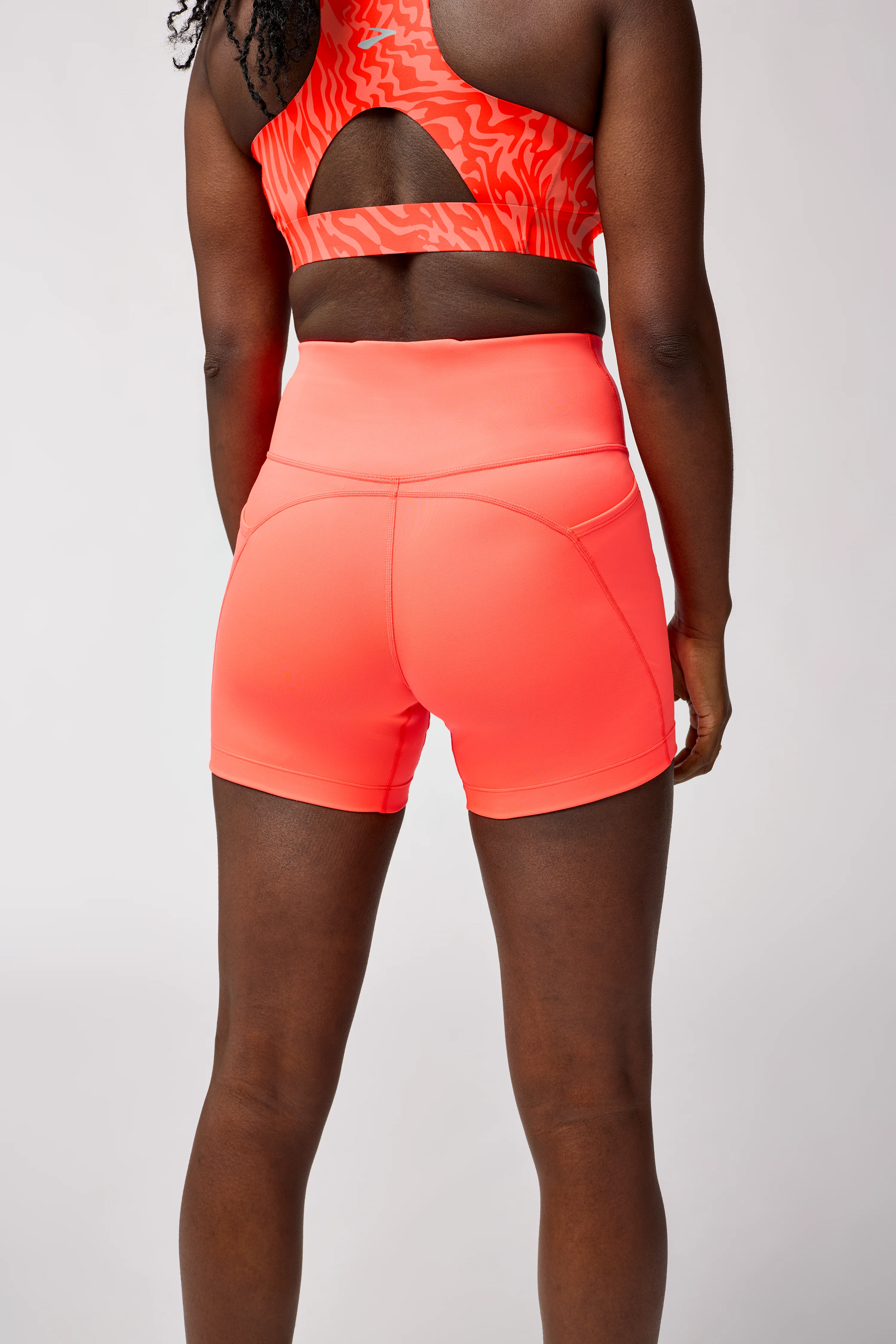 Women’s Spark 5” Short Tight (698 - Neo Cayenne) - Image 3