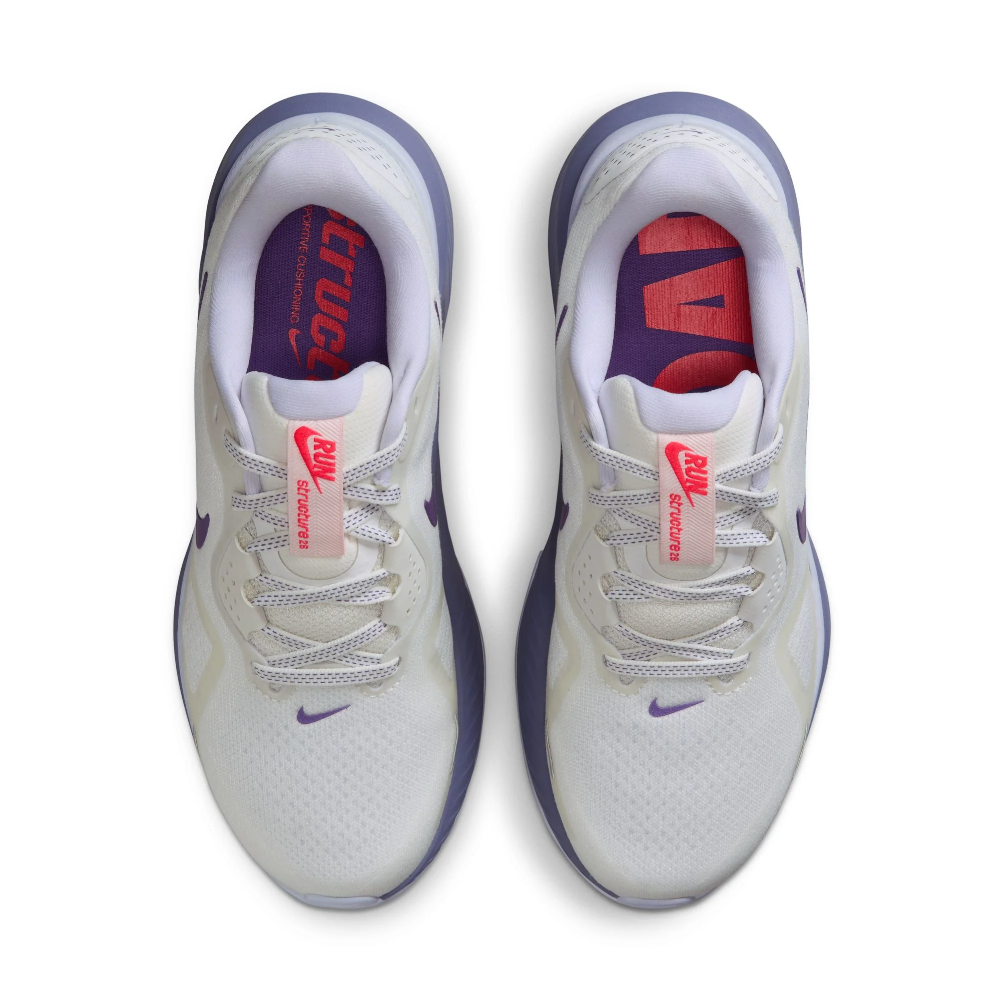 Women’s Structure 26 (102 - Summit White/Wild Grape-Amethyst Tint) - Image 8