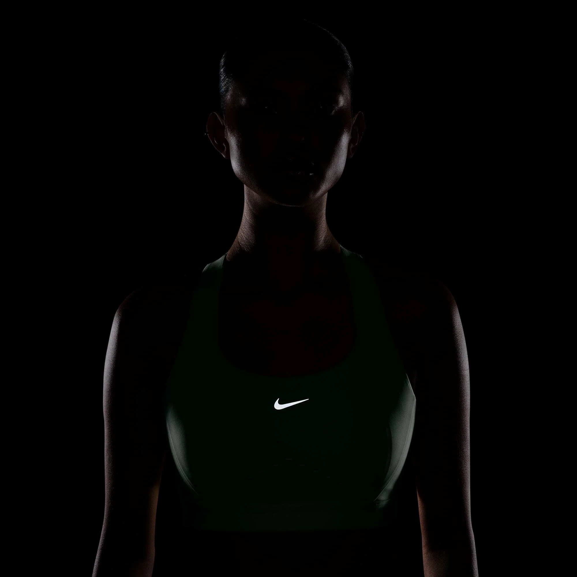 Women’s Swift High-Support Lightly Lined Sports Bra (006 - Steam/Reflective Silver) - Image 6