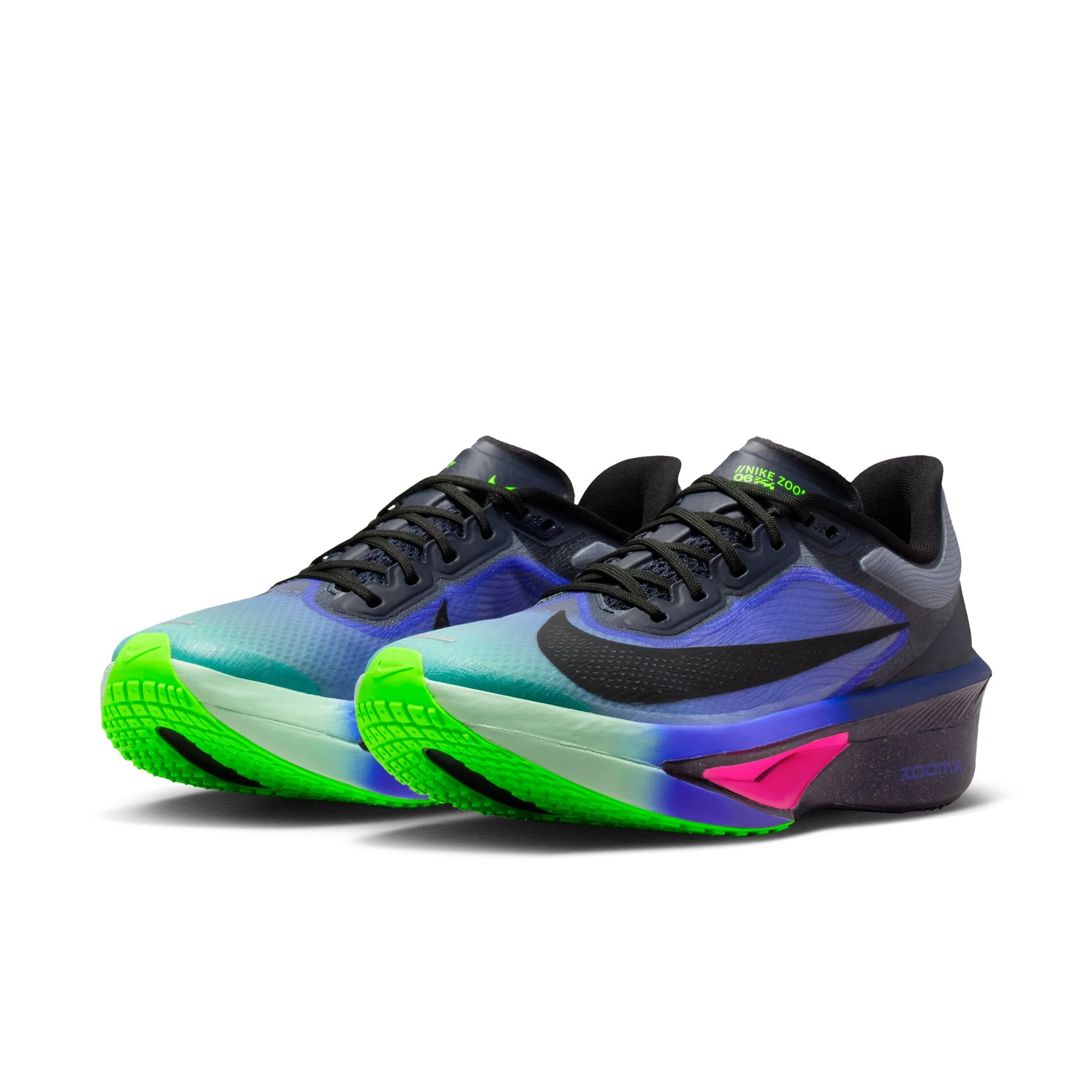Women’s Zoom Fly 6 Glam (Dark Obsidian/Black-Racer Blue) - Image 3