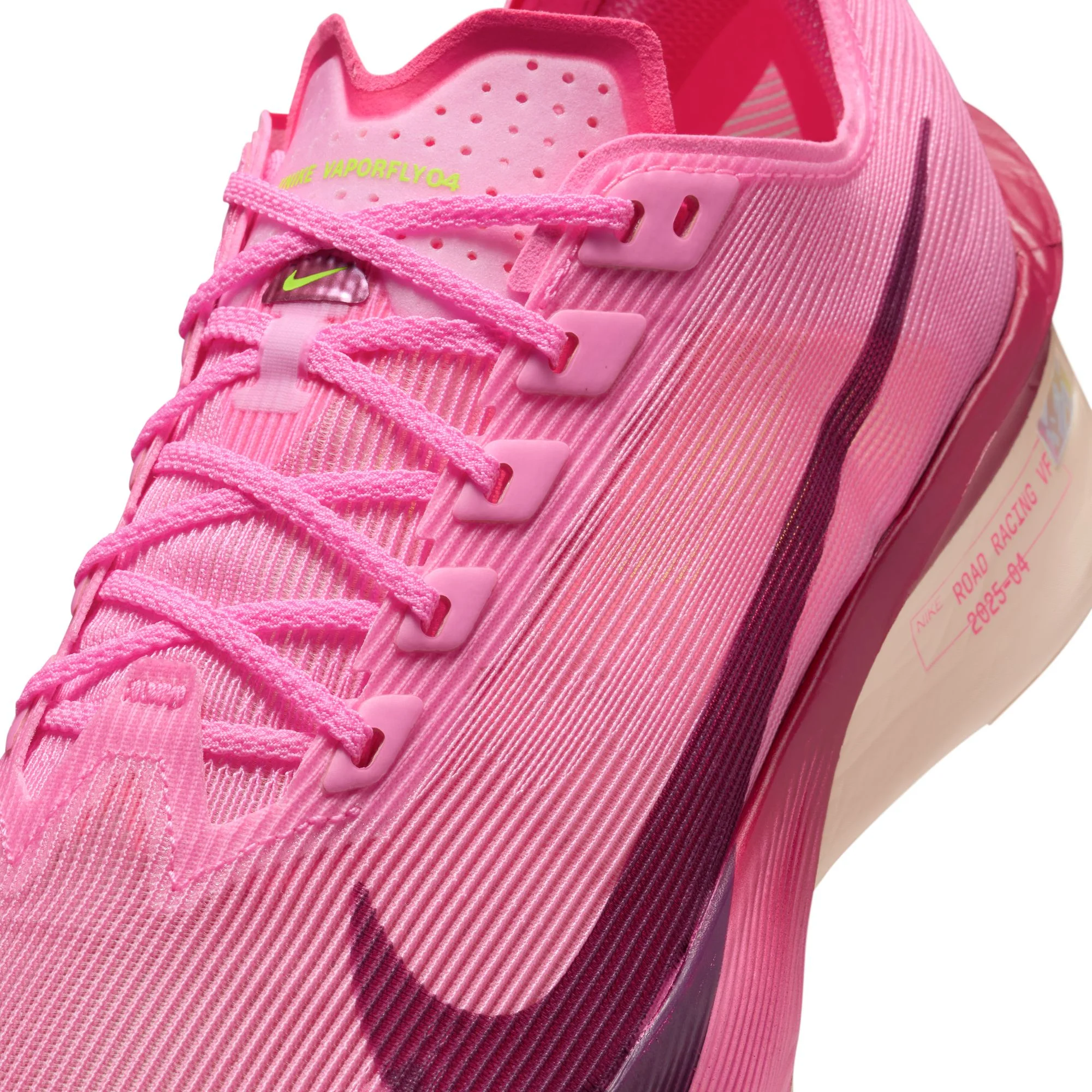 Women’s ZoomX Vaporfly Next% 4 (601 - Pink Spell/Bordeaux-Hyper Pink-Volt Ice) - Image 4