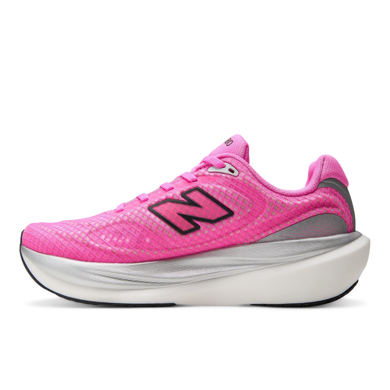 Women's 1080 v15 (1IX - Pink Heat/Black) - Image 2