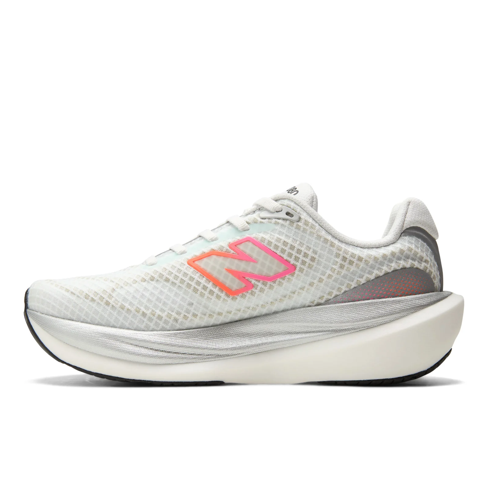 Women's 1080 v15 (9PJ - NB 103 White/Pink Heat/Tangerine Heat) - Image 2