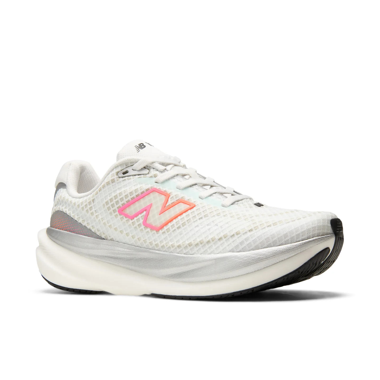 Women's 1080 v15 (9PJ - NB 103 White/Pink Heat/Tangerine Heat) - Image 3