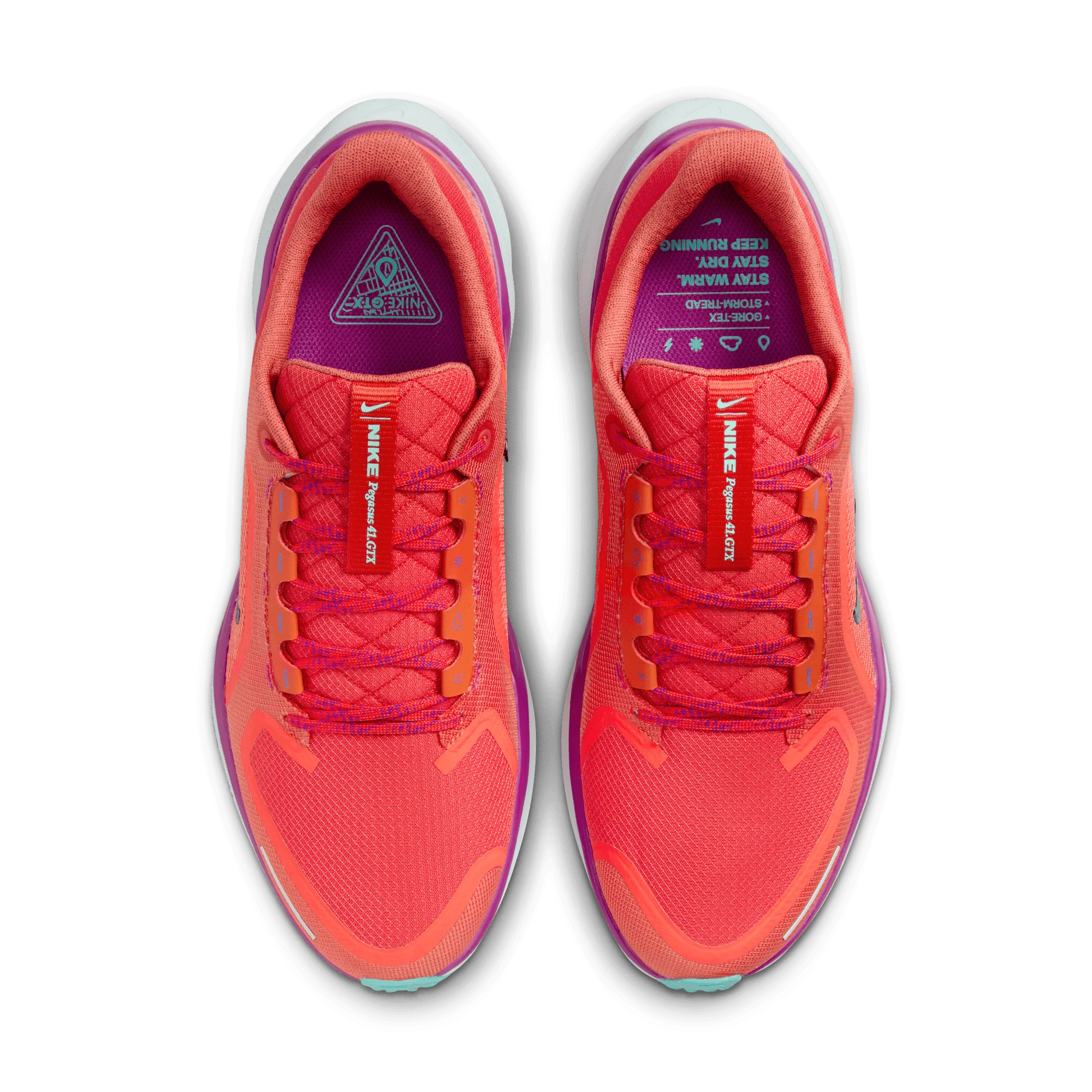 Men's Pegasus 41 GORE-TEX (600 - Picante Red/Green Frost-Bright Crimson) - Image 8