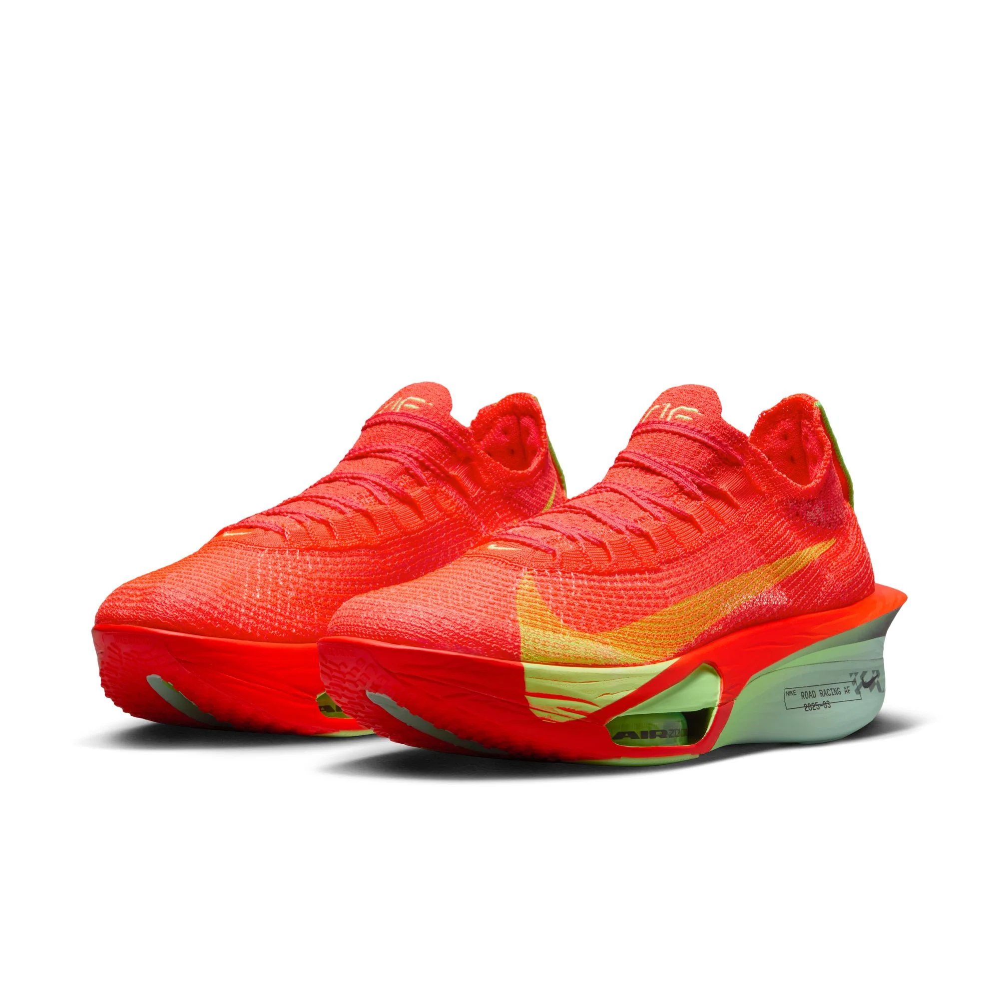 Women's Alphafly 3 (600 - Bright Crimson/Cave Purple-Lime Blast) - Image 3