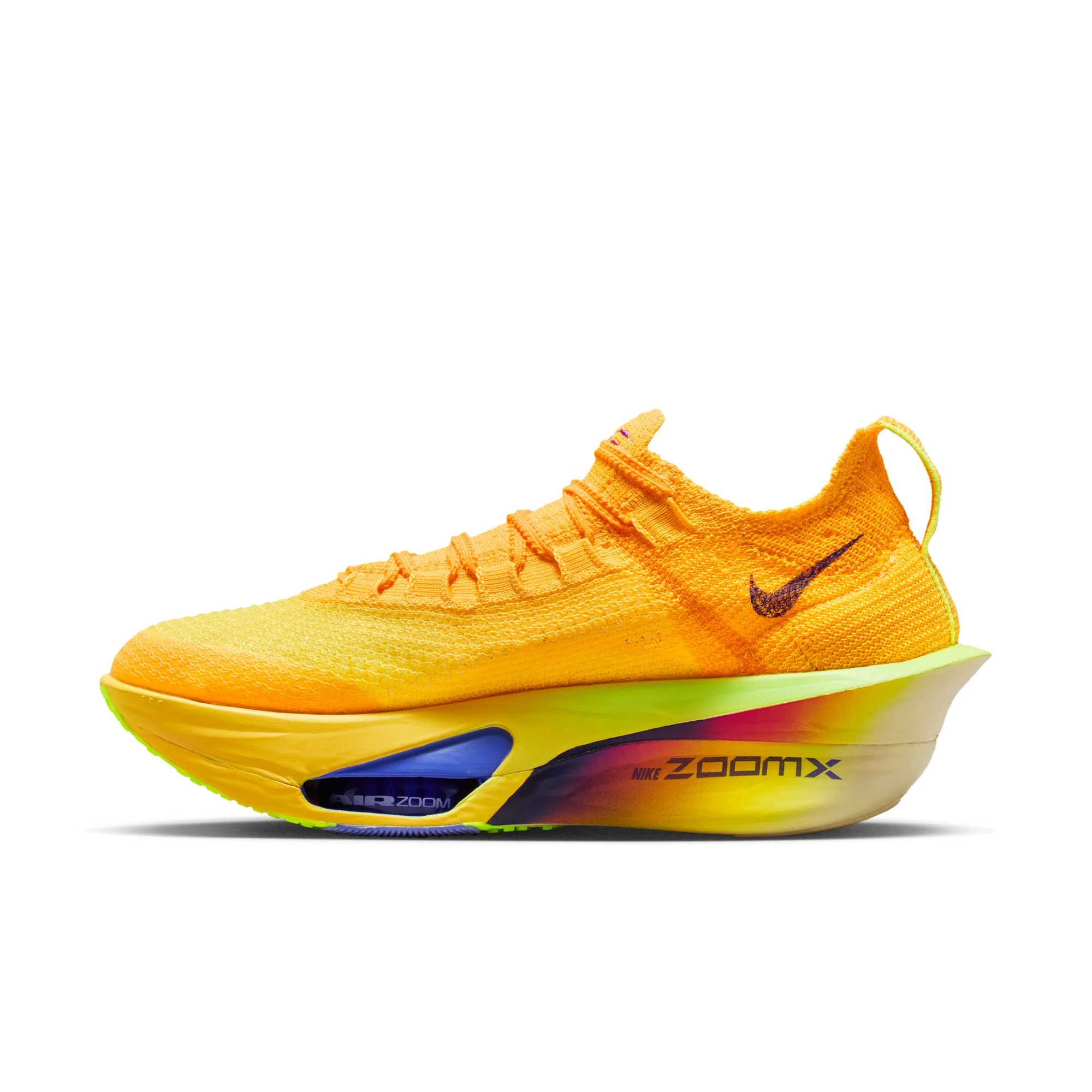 Women's Alphafly 3 (800 - Laser Orange/Indigo Burst-Citron Pulse) - Image 2