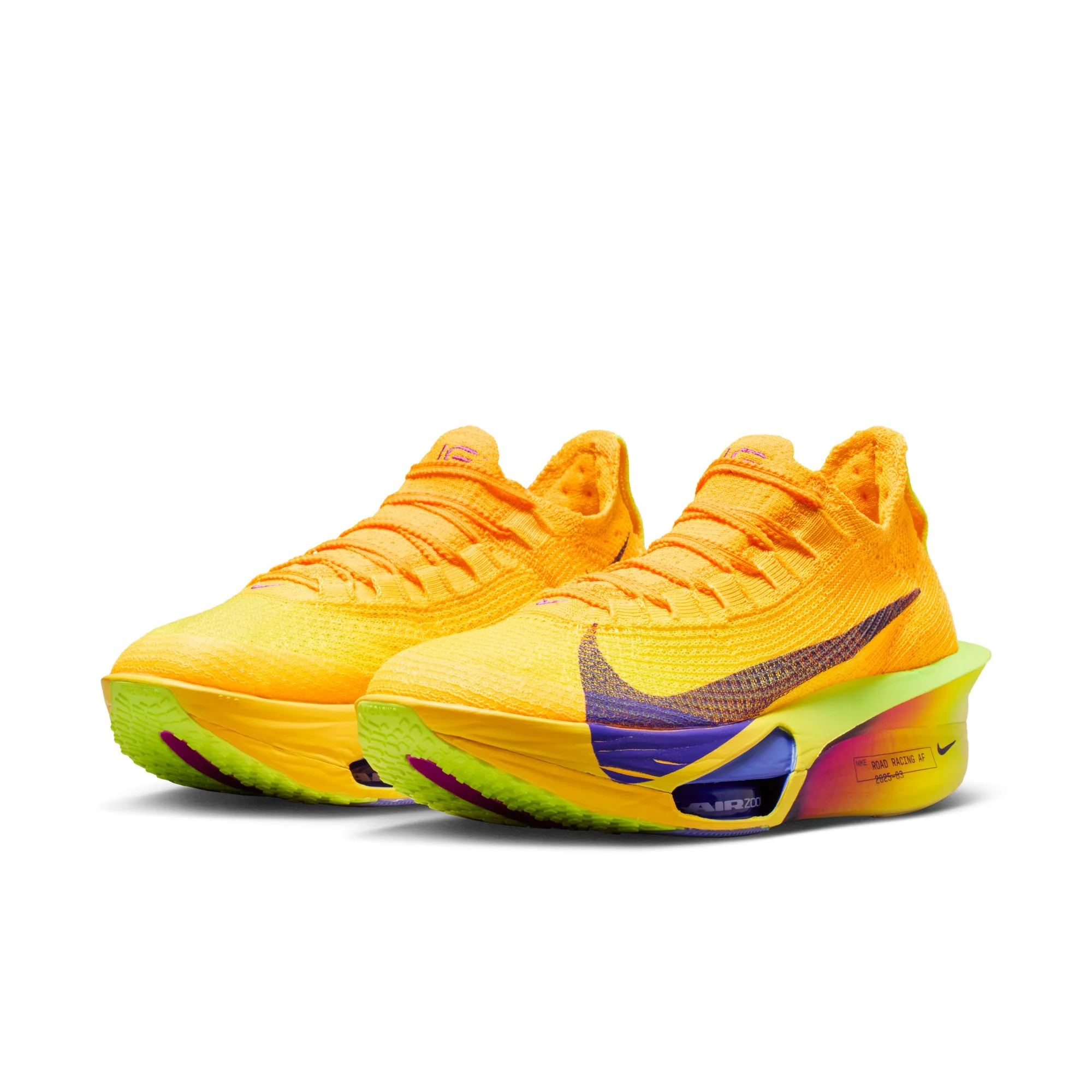 Women's Alphafly 3 (800 - Laser Orange/Indigo Burst-Citron Pulse) - Image 3