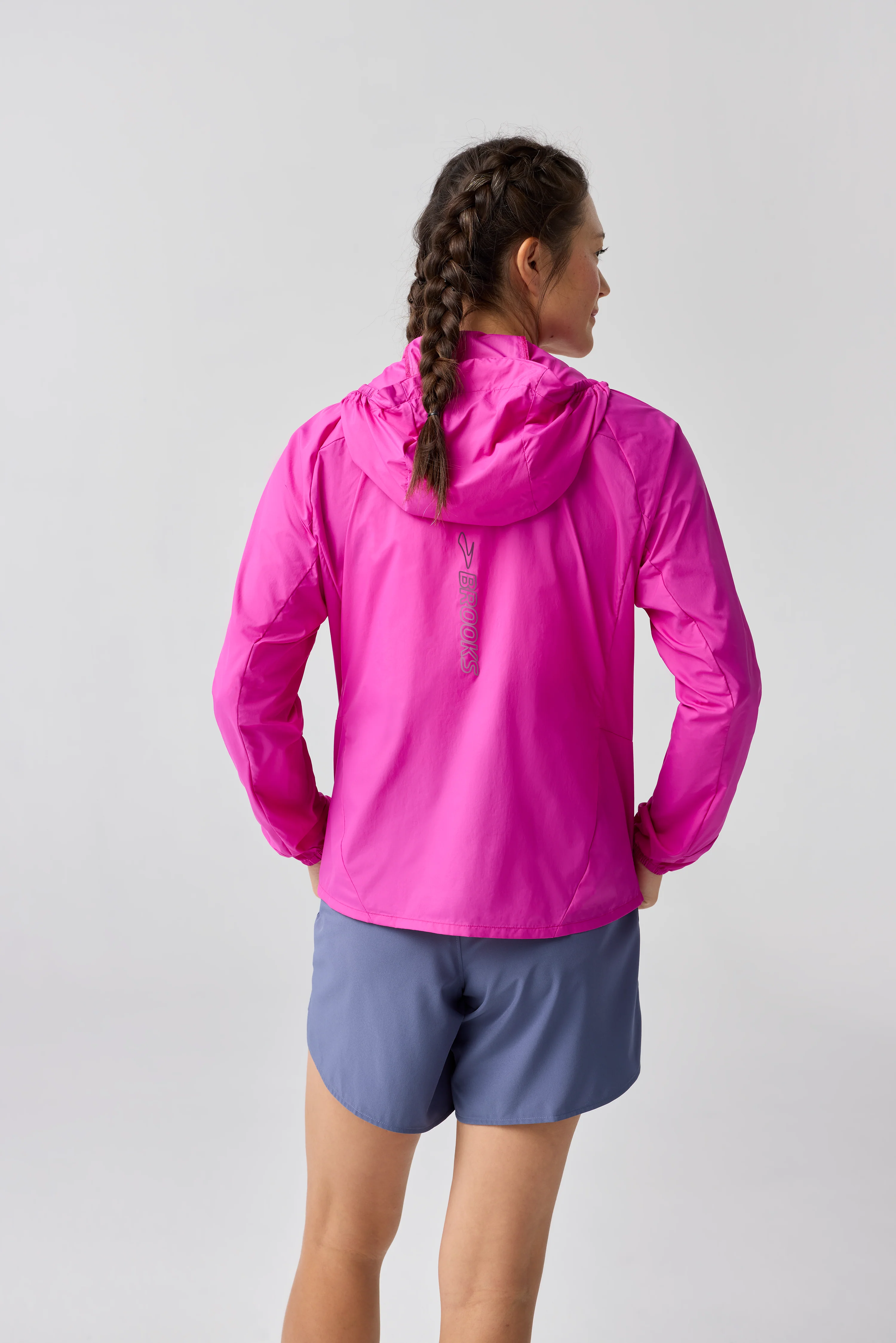 Women's Canopy Packable Jacket (588 - Magenta) - Image 2