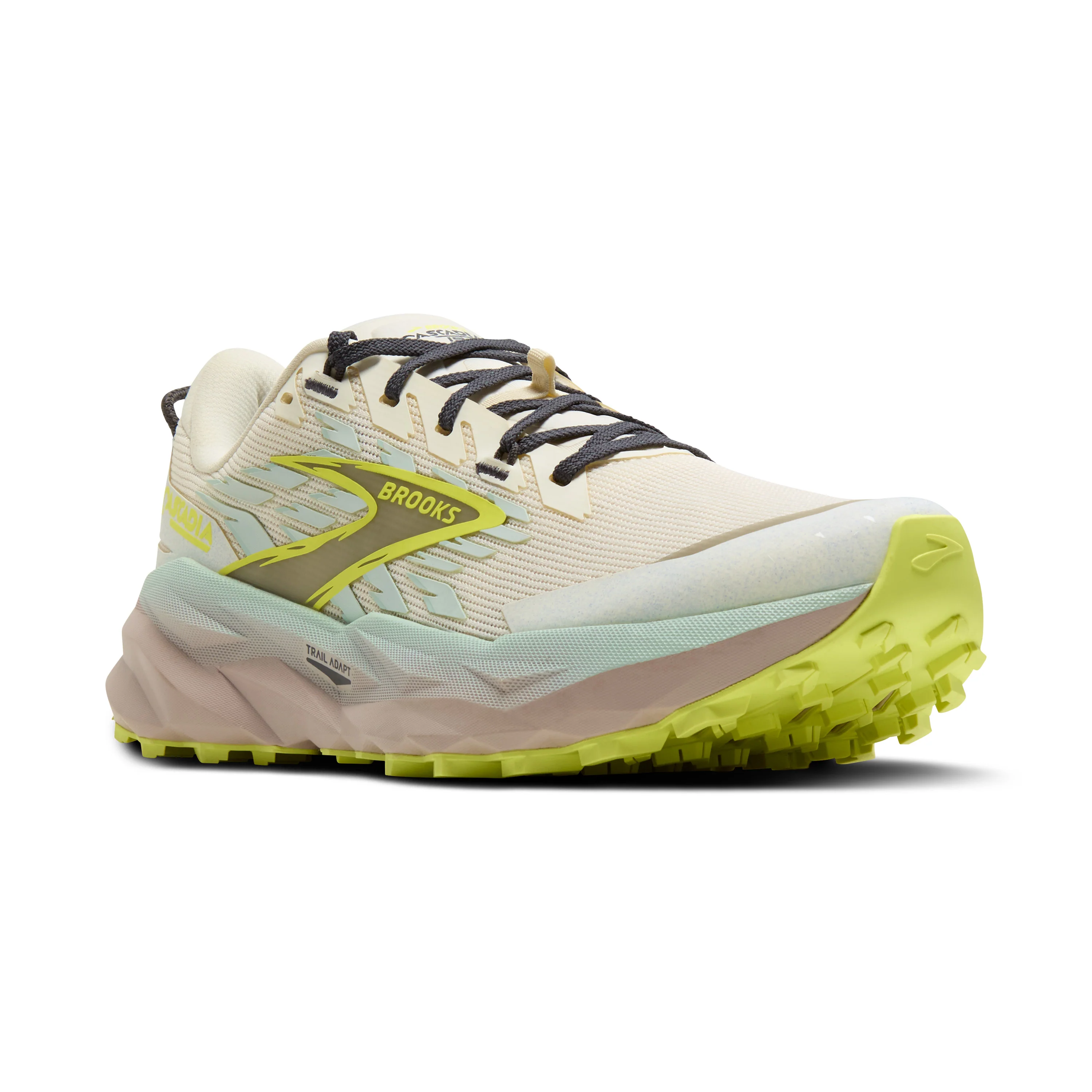 Women's Cascadia 19 (117 - Coconut/Misty Blue/Ebony) - Image 2