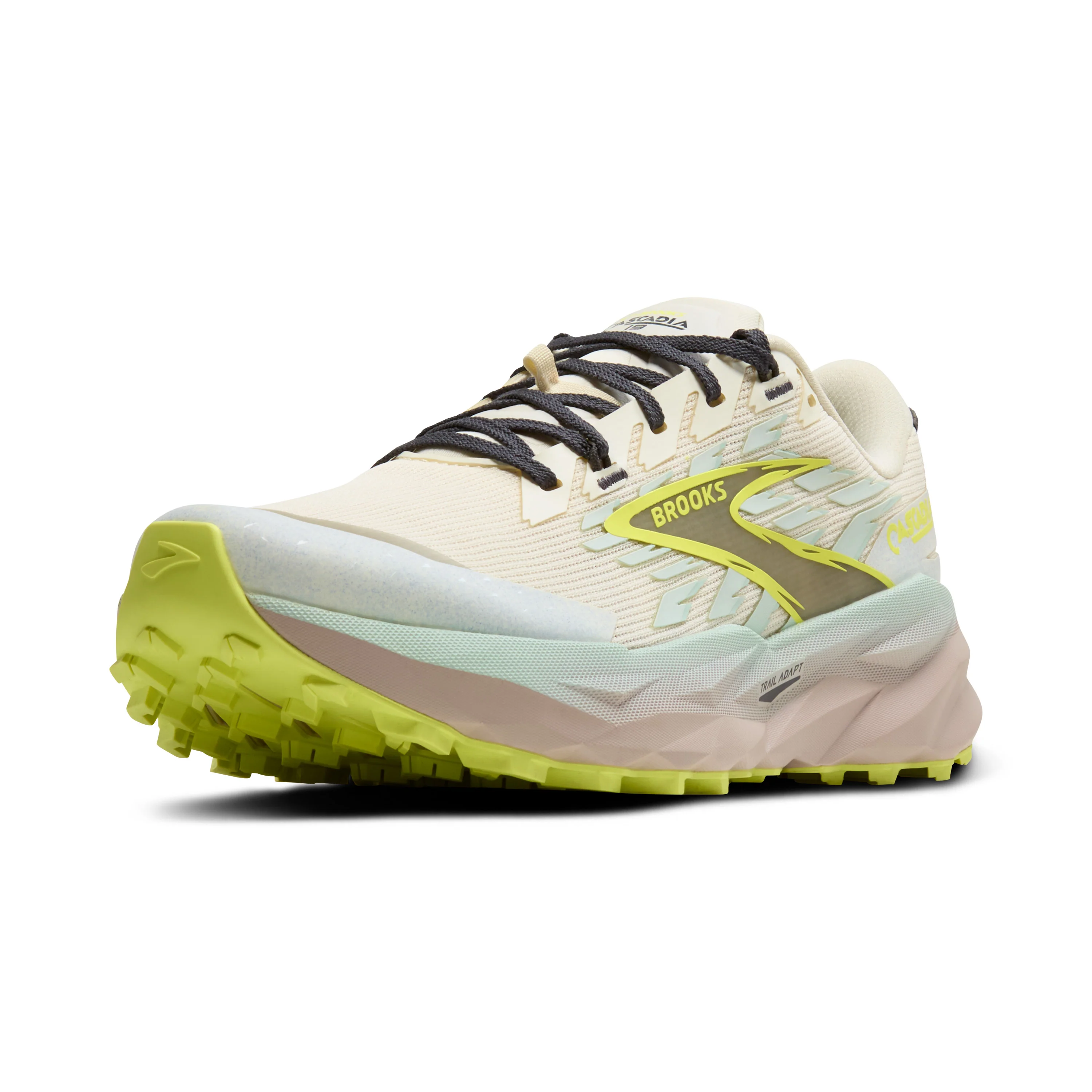 Women's Cascadia 19 (117 - Coconut/Misty Blue/Ebony) - Image 3