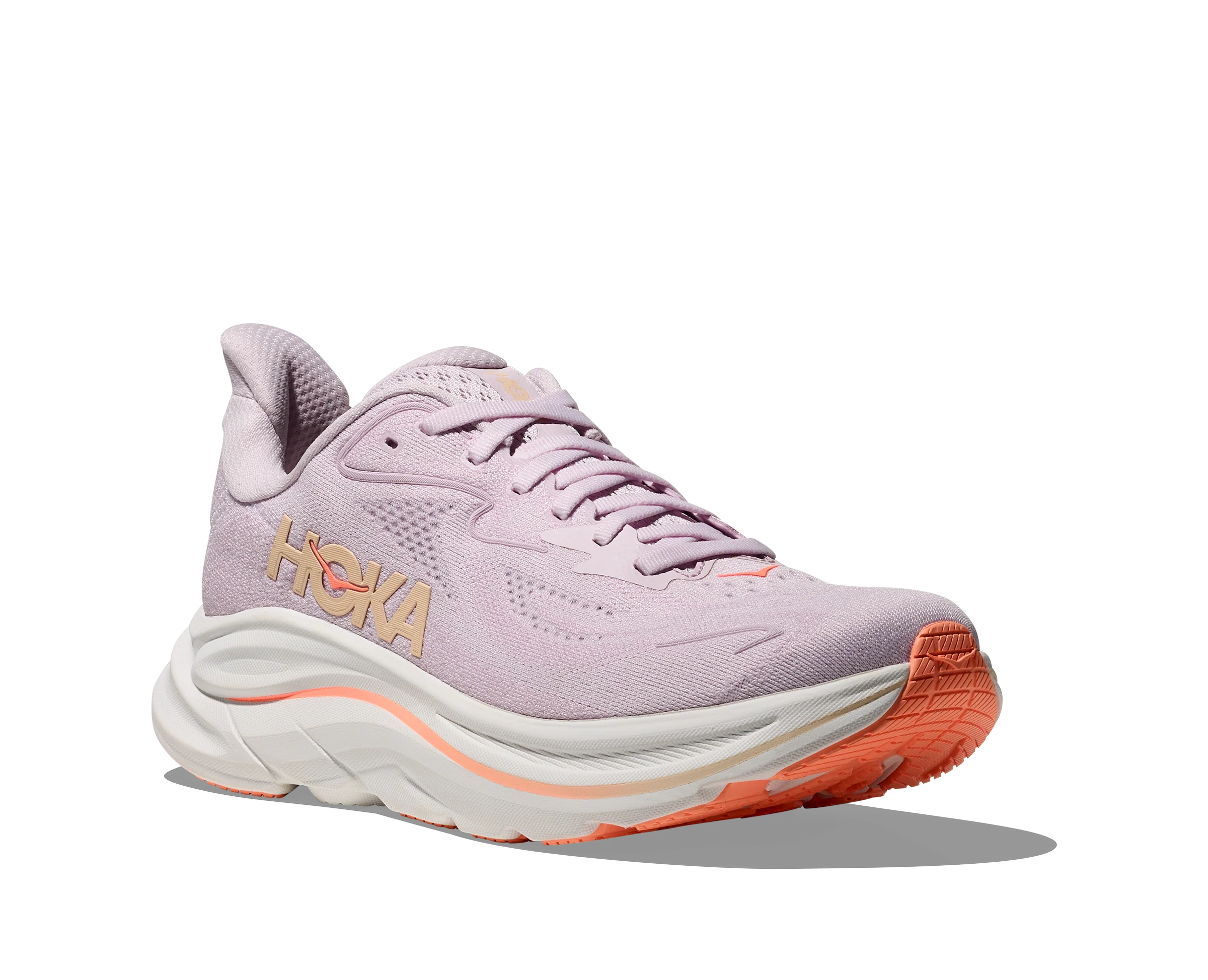 Women's Clifton 10 (LRMT - Lilac Cream/Tangerine Glow) - Image 3