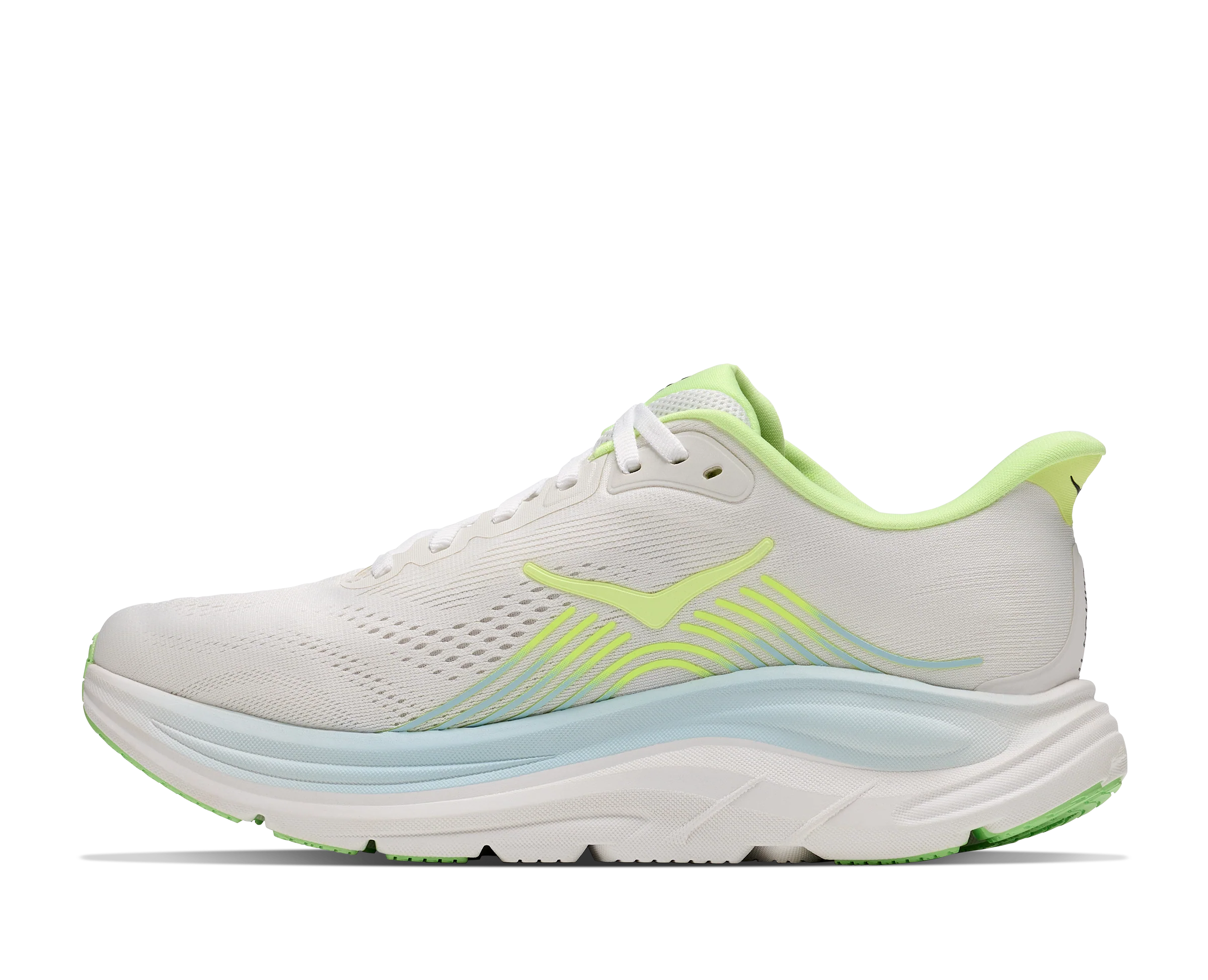 Women's Clifton 11 WIDE (FYZ - Frost/Neon Yuzu) - Image 2