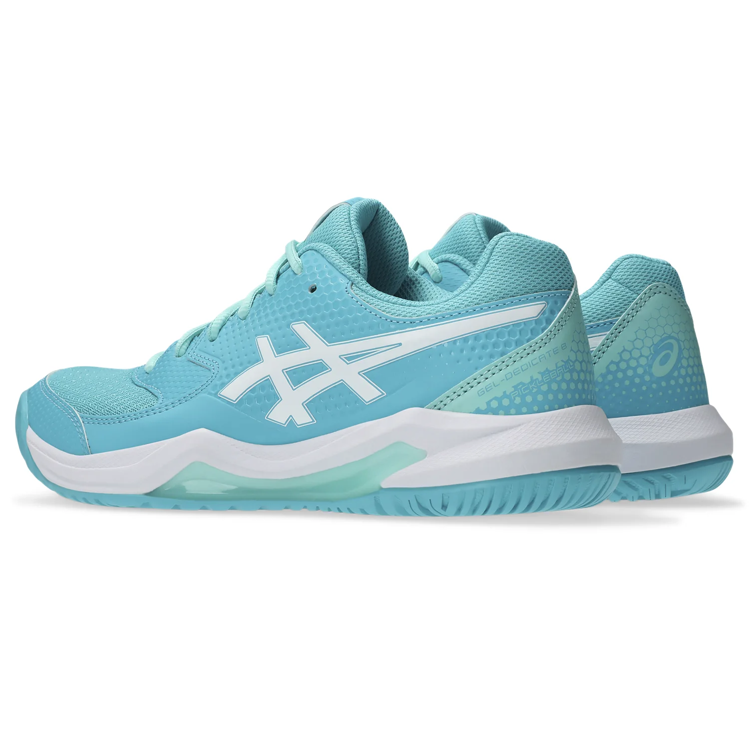 Women's Dedicate 8 Pickleball (400 - Energy Aqua/White) - Image 4