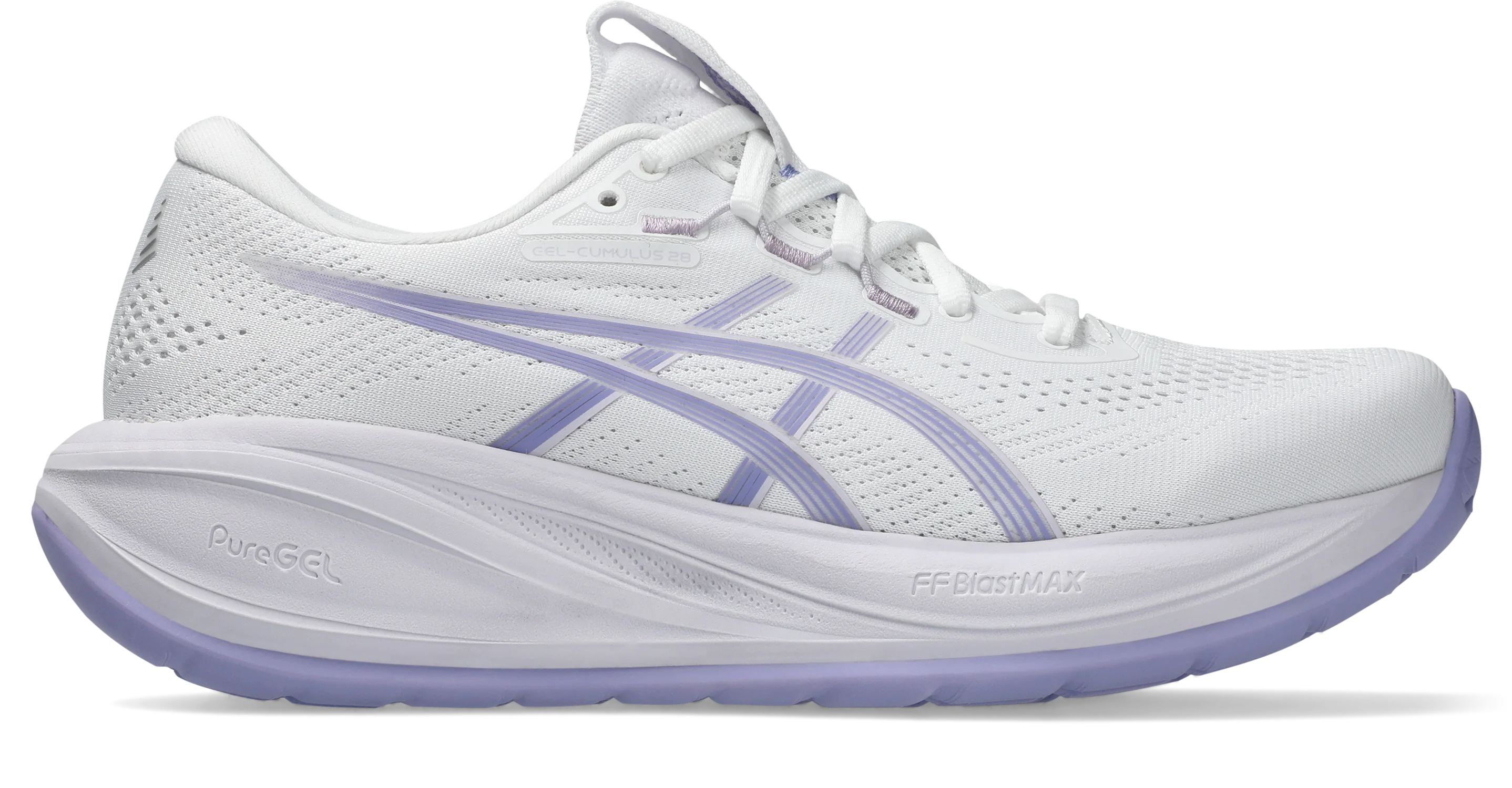 Women's Gel-Cumulus 28 WIDE (101 - White/Bluebell)