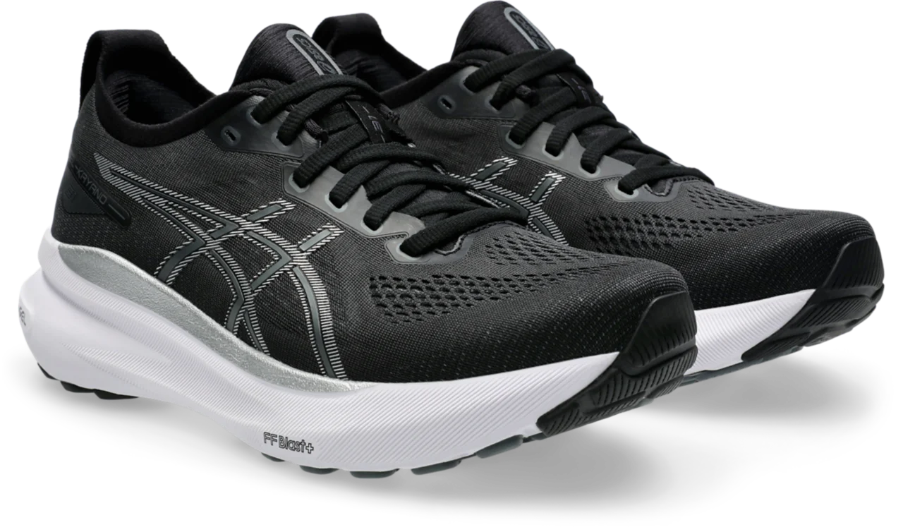 Women's GEL-Kayano 31 WIDE (002 - Black/Pure Silver) - Image 3