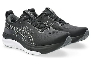 Women's Gel-Kayano 33 WIDE (002 - Black/White) - Image 2