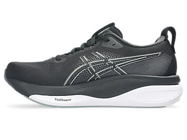 Women's Gel-Kayano 33 WIDE (002 - Black/White) - Image 4