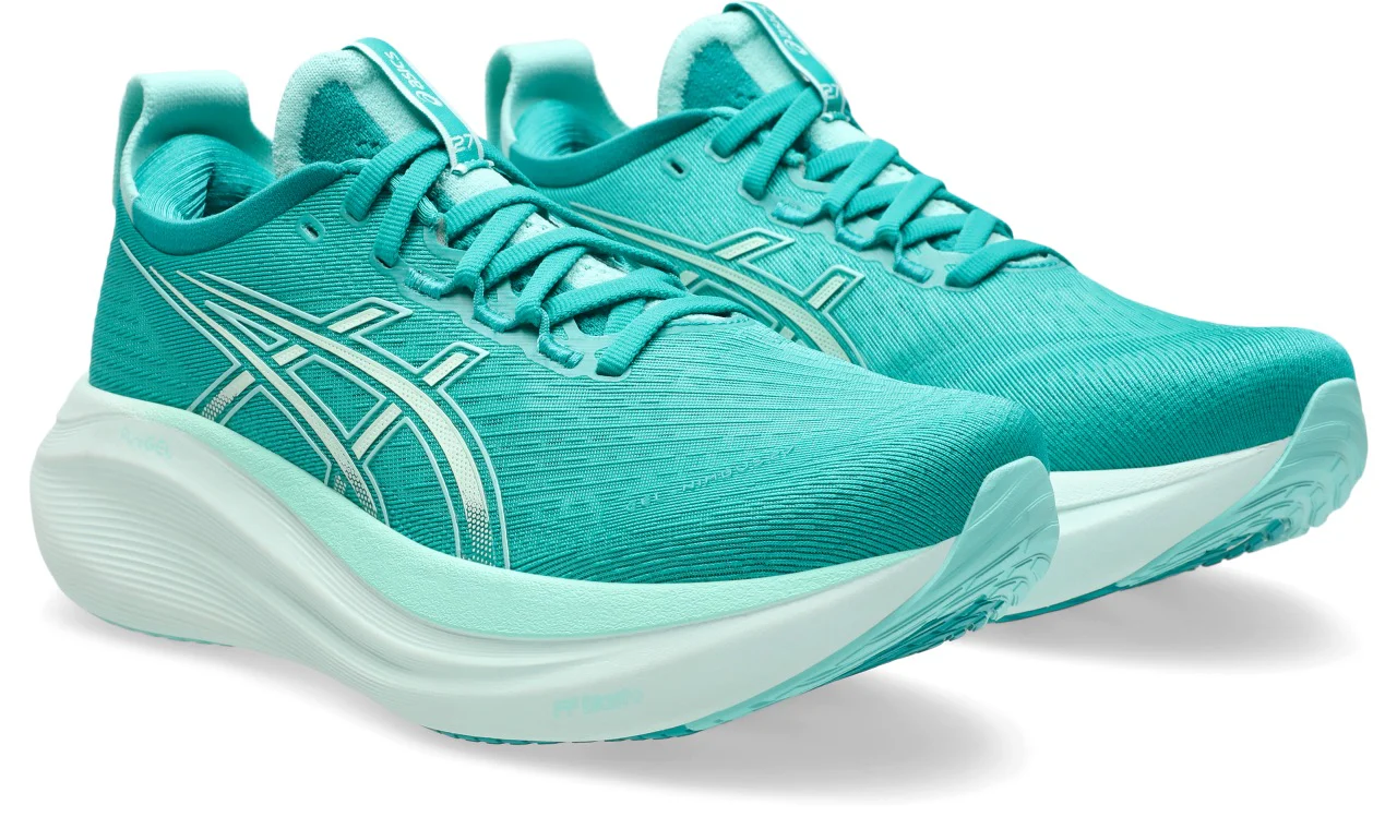 Women's Gel-Nimbus 27 (400 - Wave Teal/Illuminate) - Image 3