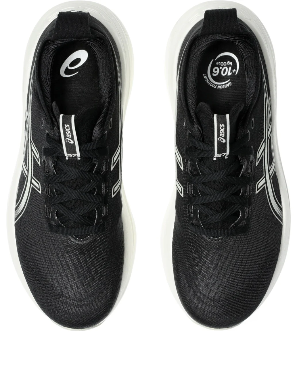 Women's Gel-Nimbus 27 (002 - Black/Lake Grey) - Image 4