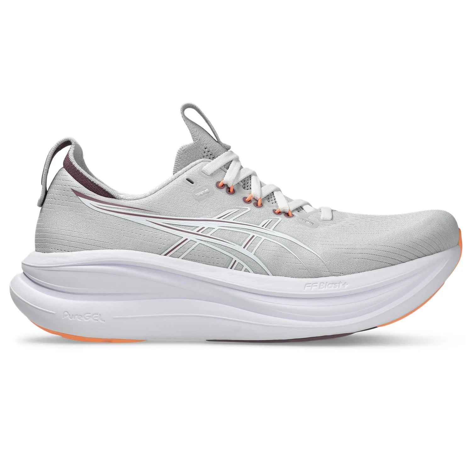Women's Gel-Nimbus 28 (022 - Cloud Grey/Dusty Mauve)