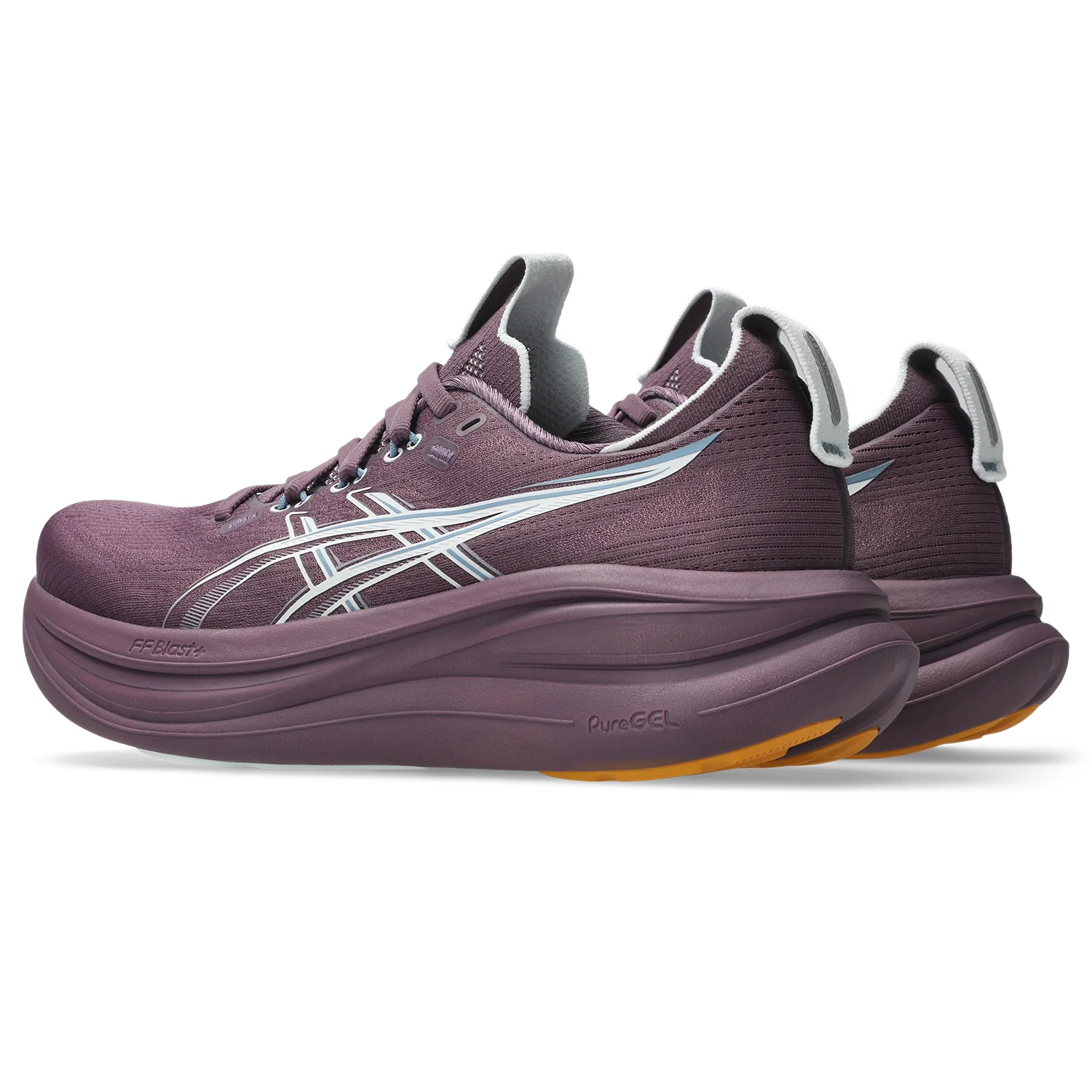 Women's Gel-Nimbus 28 (501 - Velvet Purple/Arctic Blue) - Image 3