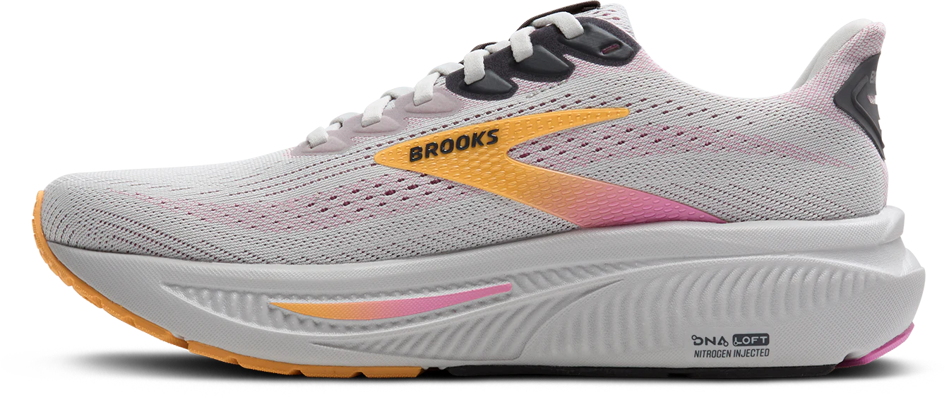 Women's Ghost 17 WIDE (070 - Oyster/Apricot/Pink) - Image 2