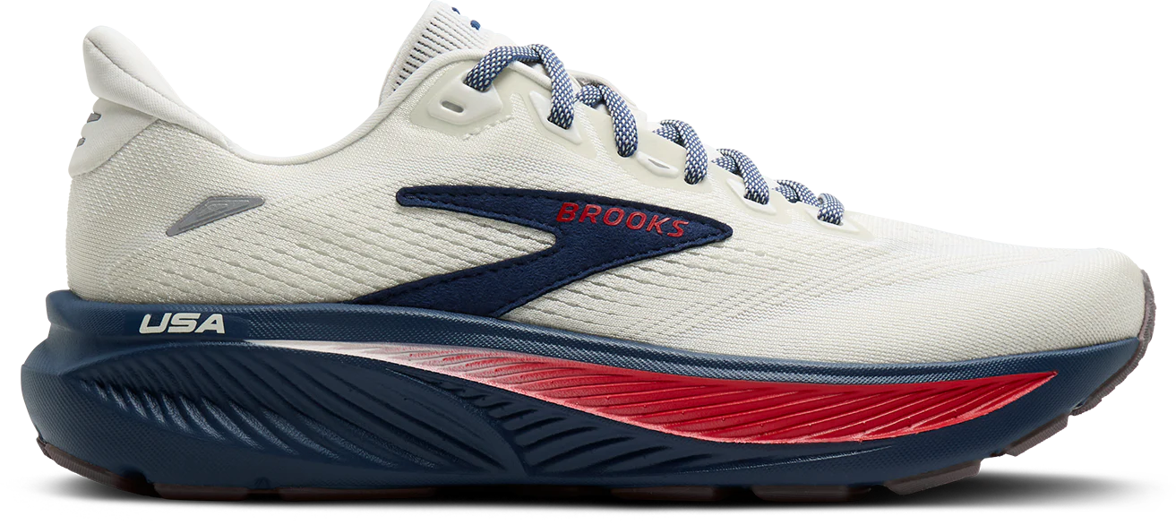 Women's Ghost 18 "Stars and Strides" (231 - Coconut/Red/Blue)