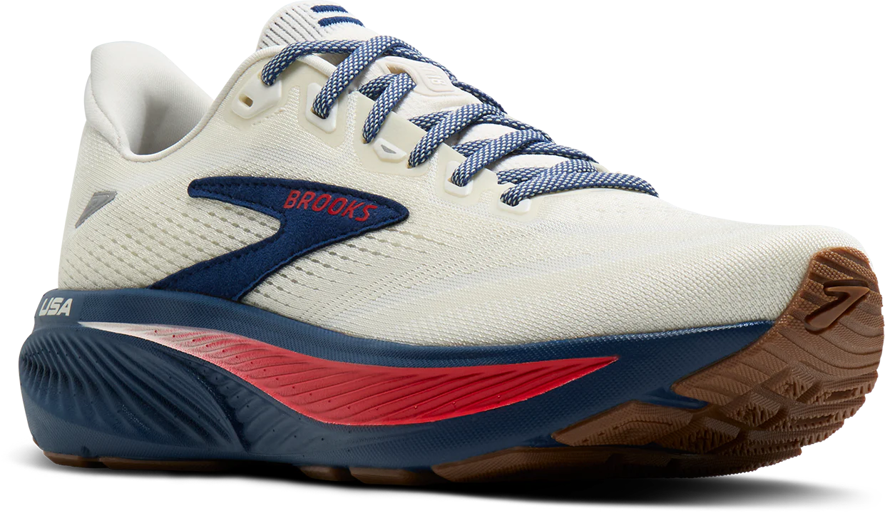Women's Ghost 18 "Stars and Strides" (231 - Coconut/Red/Blue) - Image 3