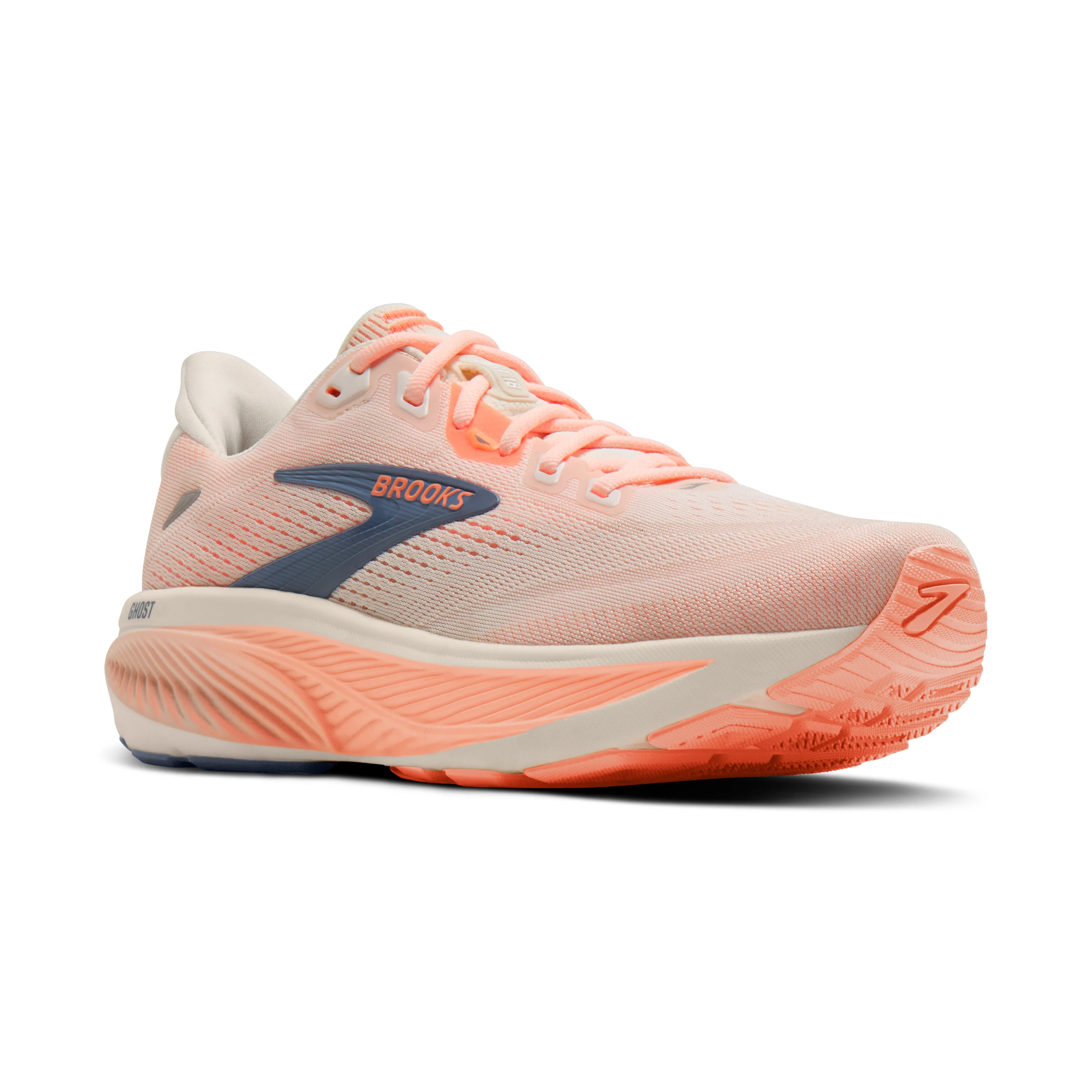 Women's Ghost 18 (161 - Star White/Cyber Peach/Grey) - Image 2