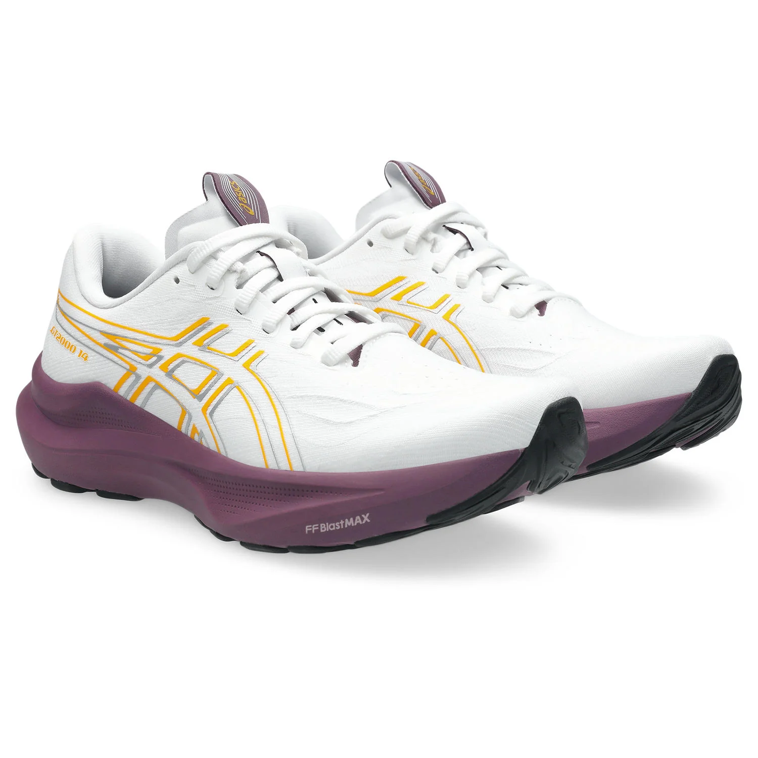 Women's GT-2000 14 (102 - White/Yamabuki) - Image 2