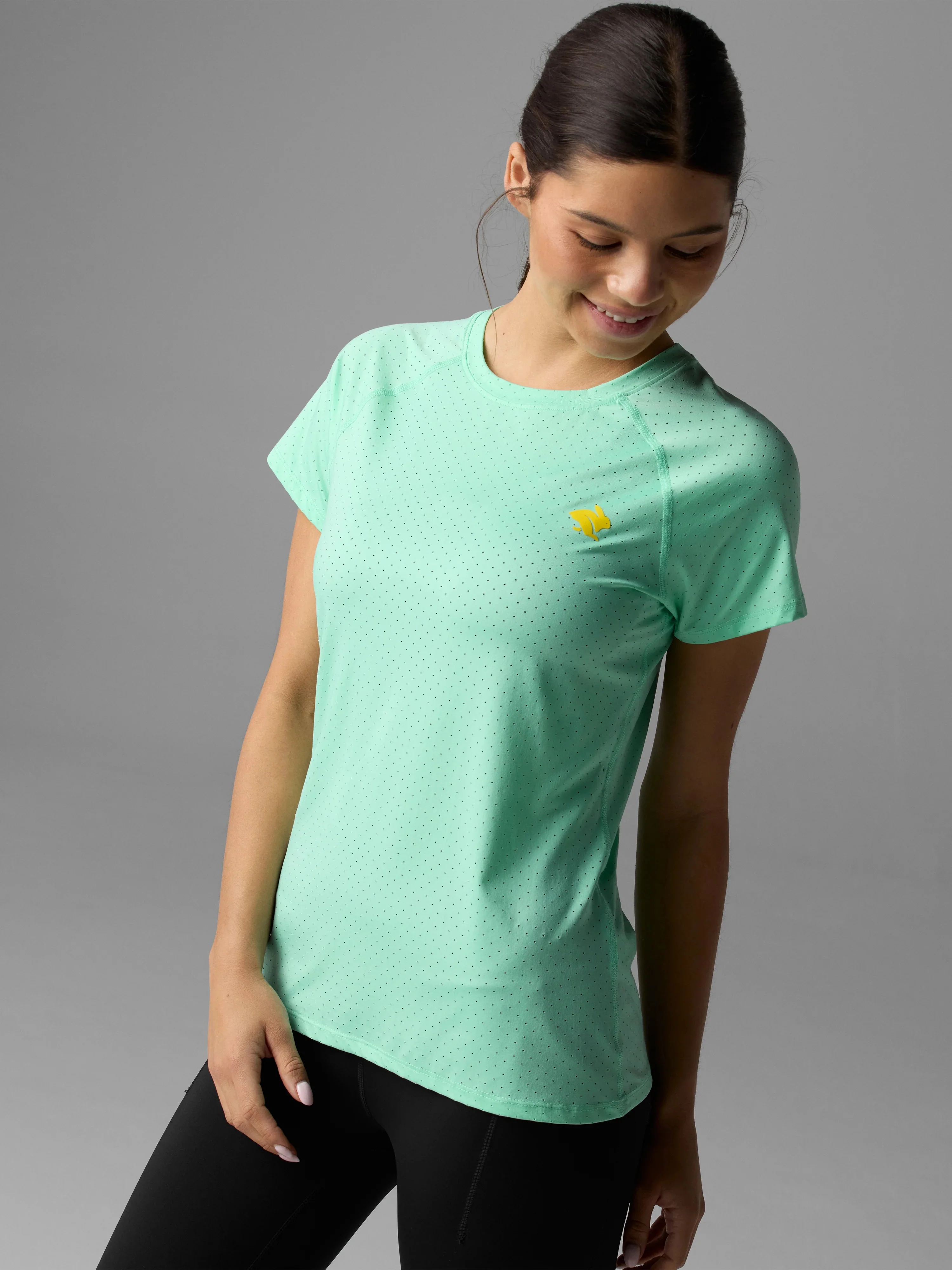 Women's Ice Perf Tee SS (386 - Opal) - Image 3