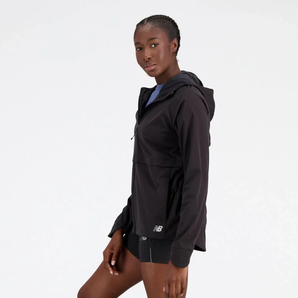 Women's Impact Run Water Defy Jacket (Black) - Image 4
