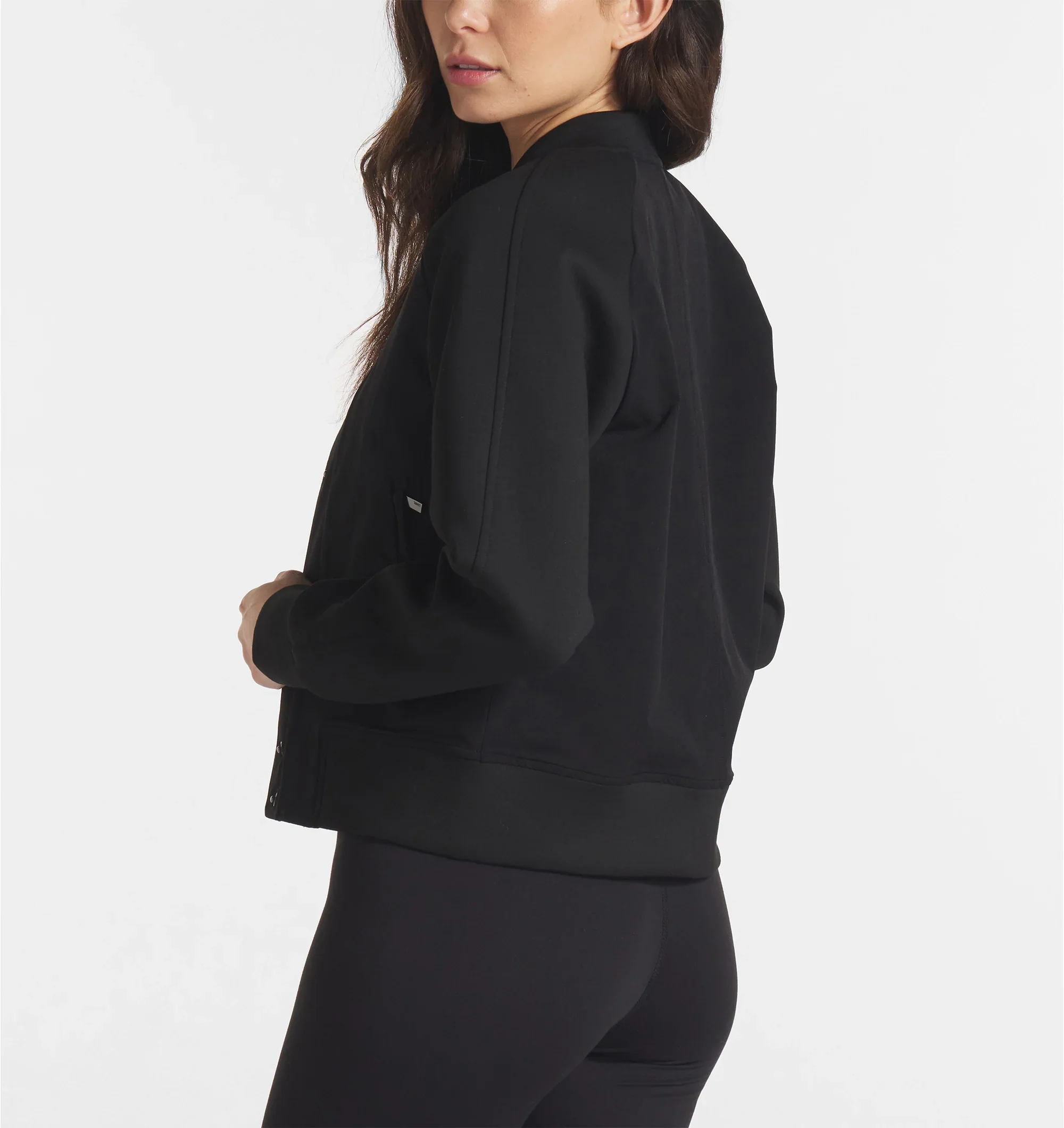 Women's Jetset Bomber Jacket (Black) - Image 5
