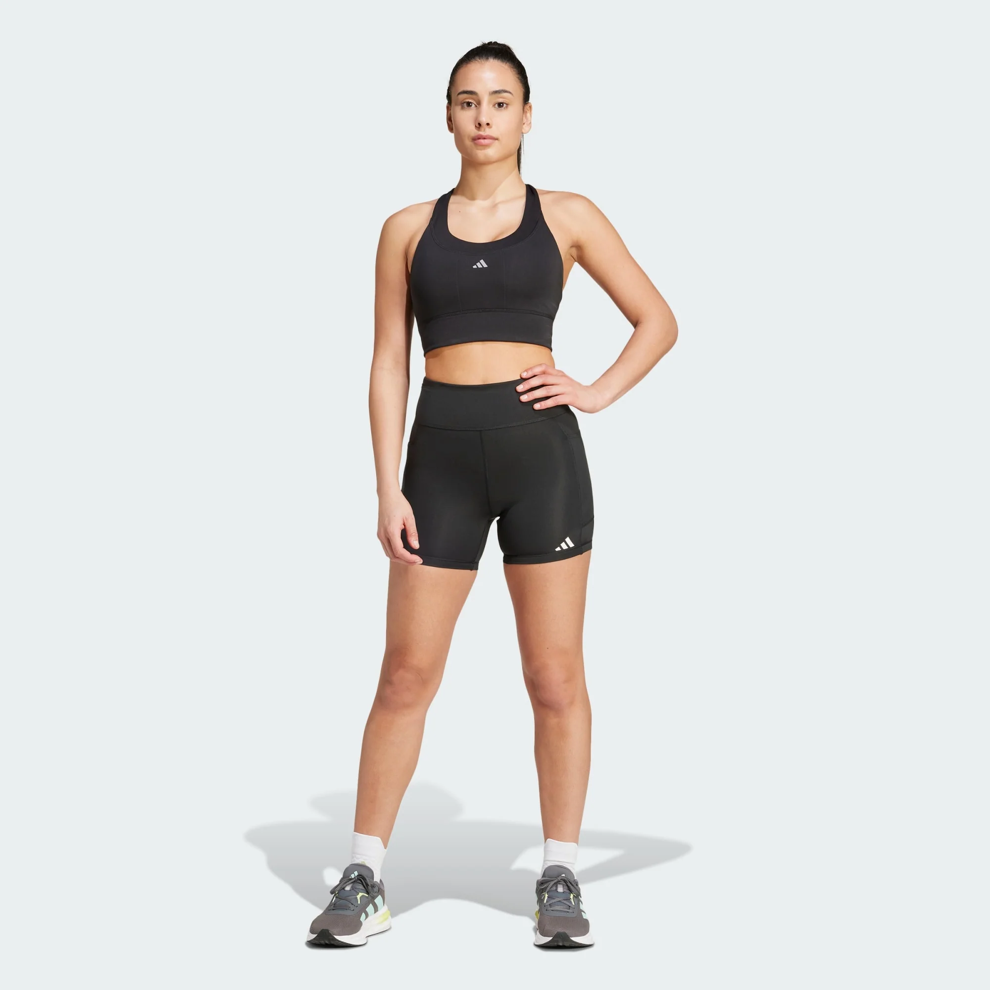 Women's OTR Short Leggings (Black) - Image 5