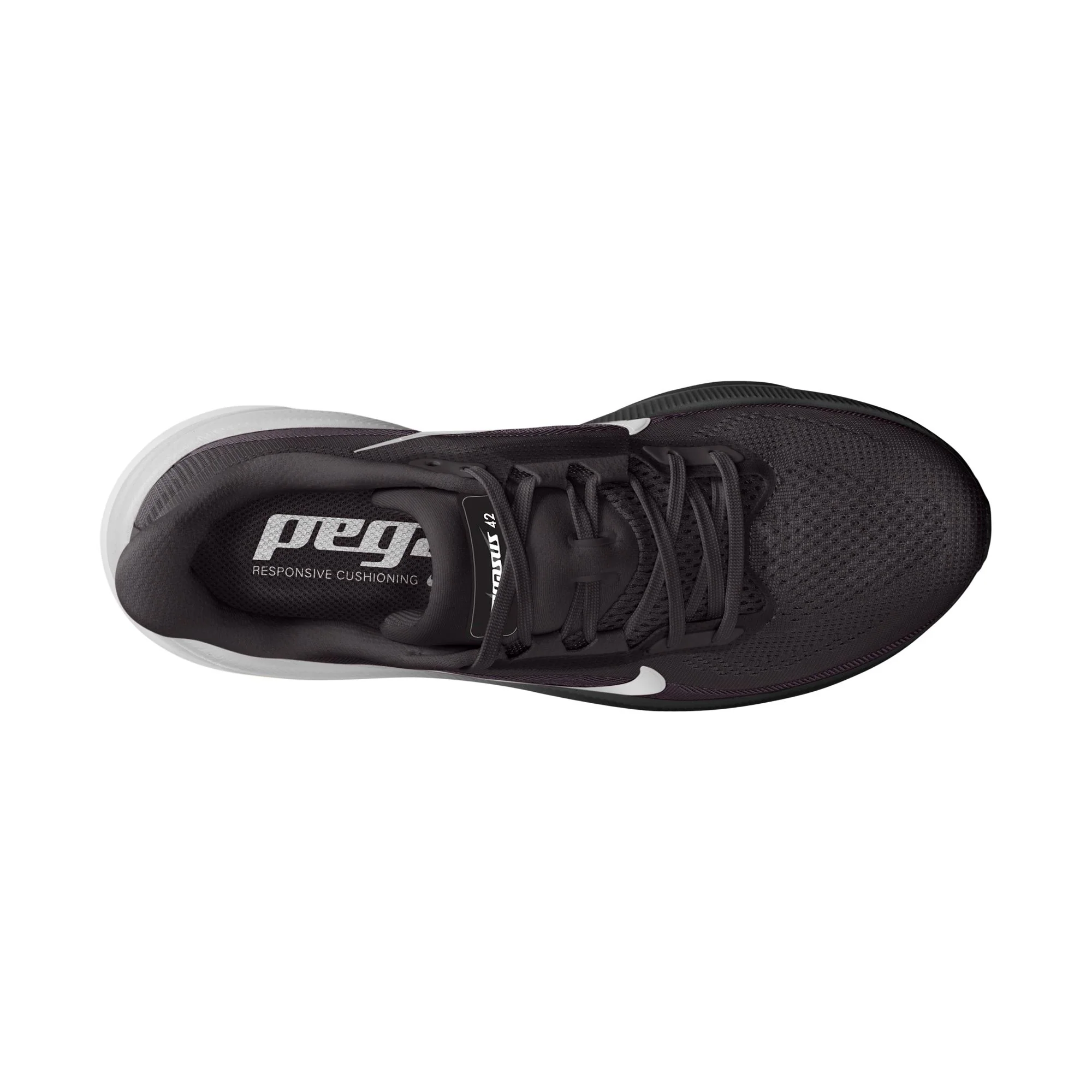 Women's Pegasus 42 (001 - Black/White-Iron Grey) - Image 8