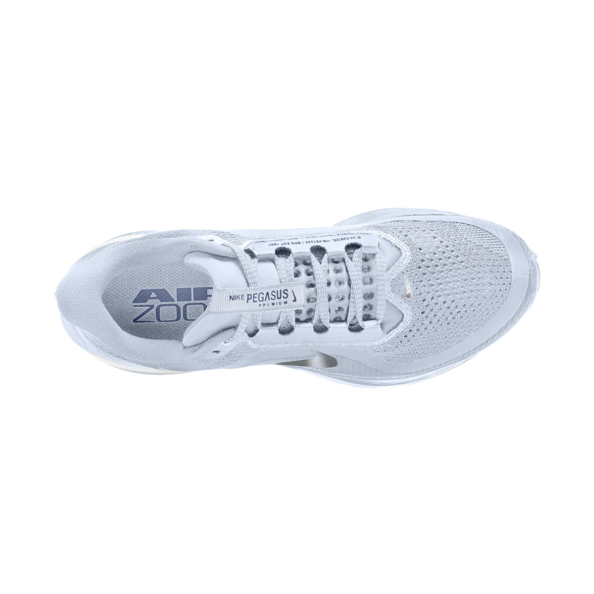 Women's Pegasus Premium (006 - Football Grey/Mtlc Platinum-World Indigo) - Image 7