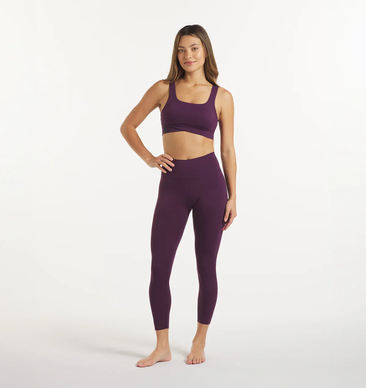 Women's Performa High-Rise Legging II [7/8] (Dark Plum) - Image 3