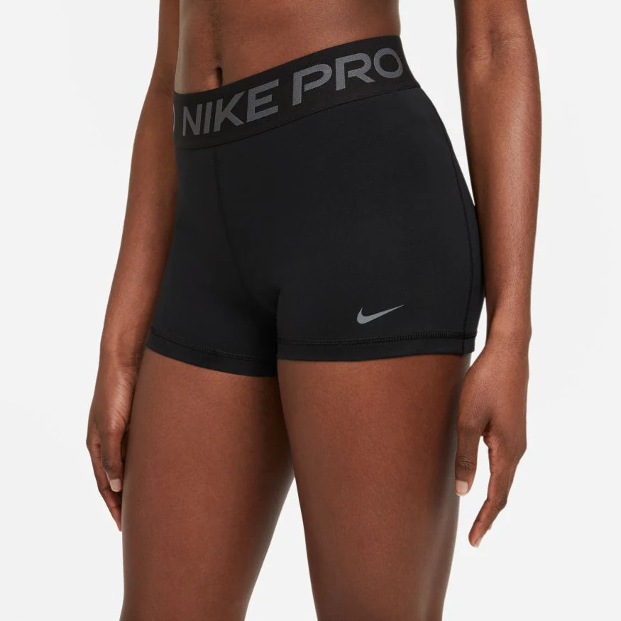Women's Pro 3" Shorts (014 - Black/Iron Grey) - Image 2