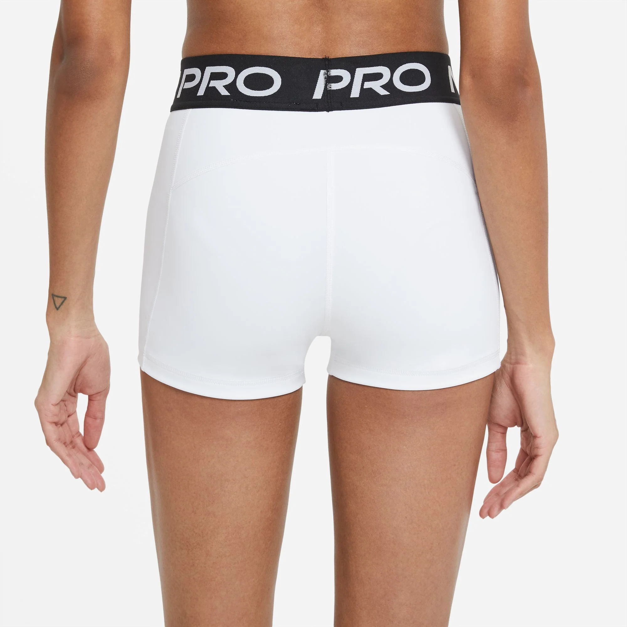 Women's Pro 3" Shorts (100 - White/Black/Black) - Image 3