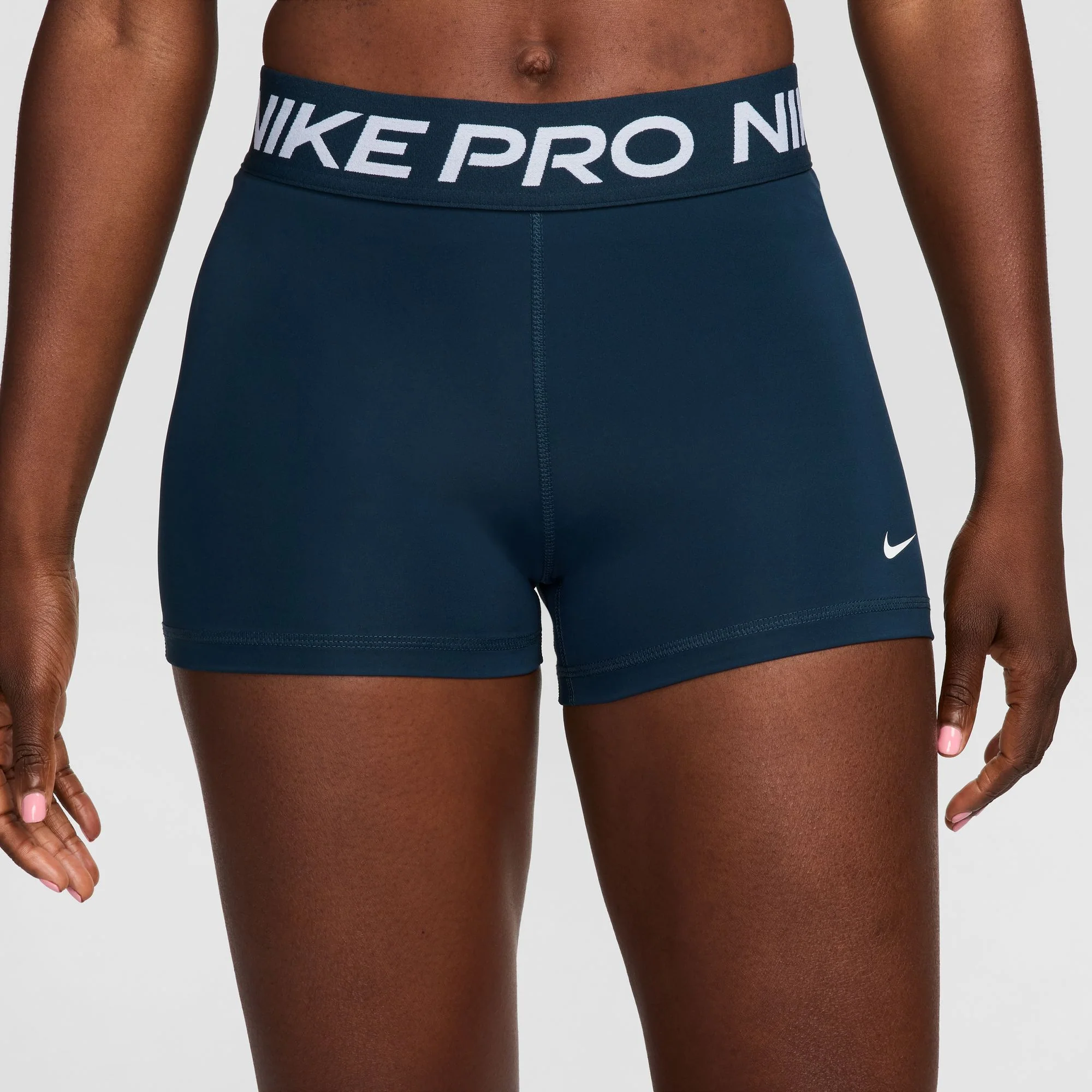 Women's Pro 3" Shorts (478 - Armory Navy/White) - Image 2