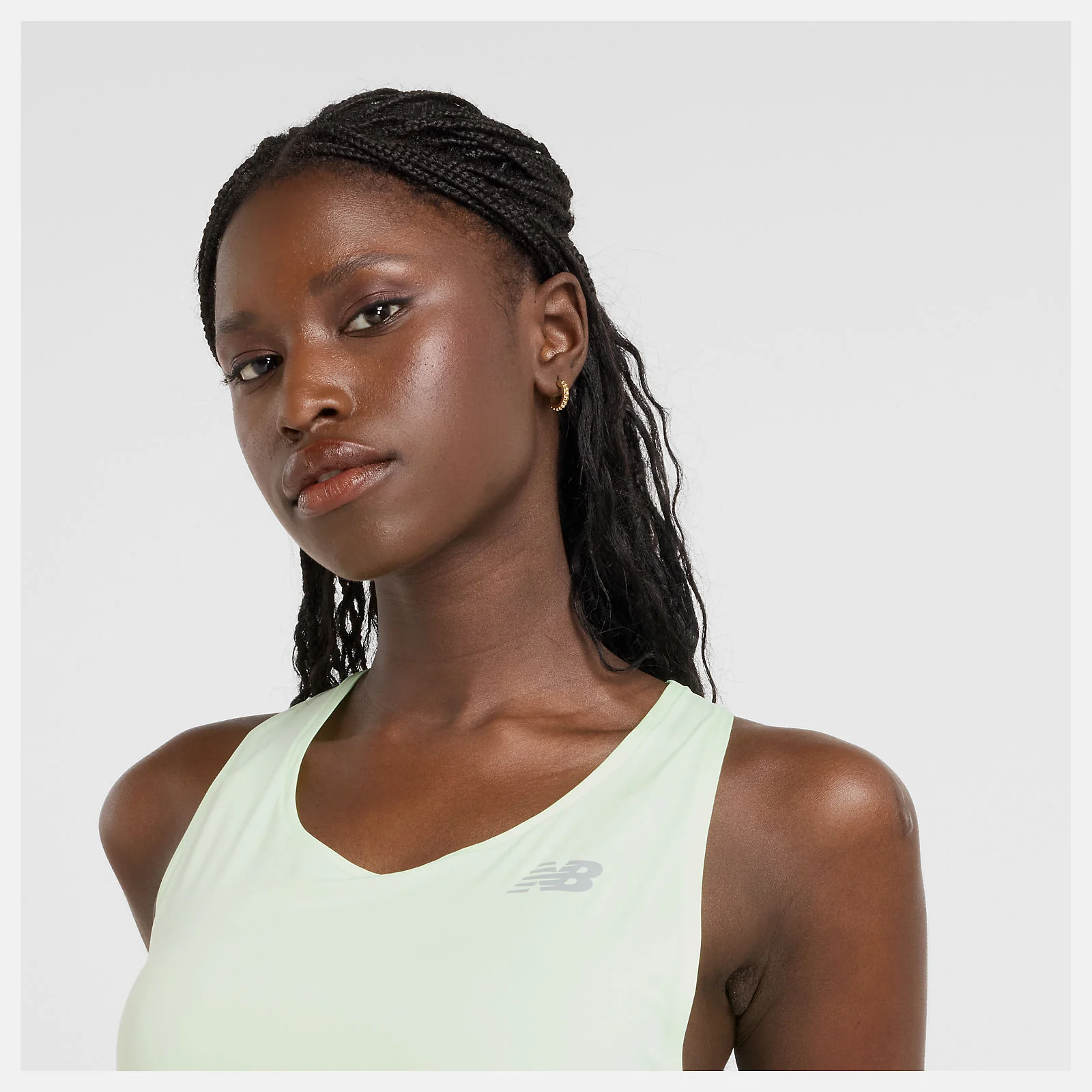Women's Race Day Singlet (MEW - Melon Water) - Image 4