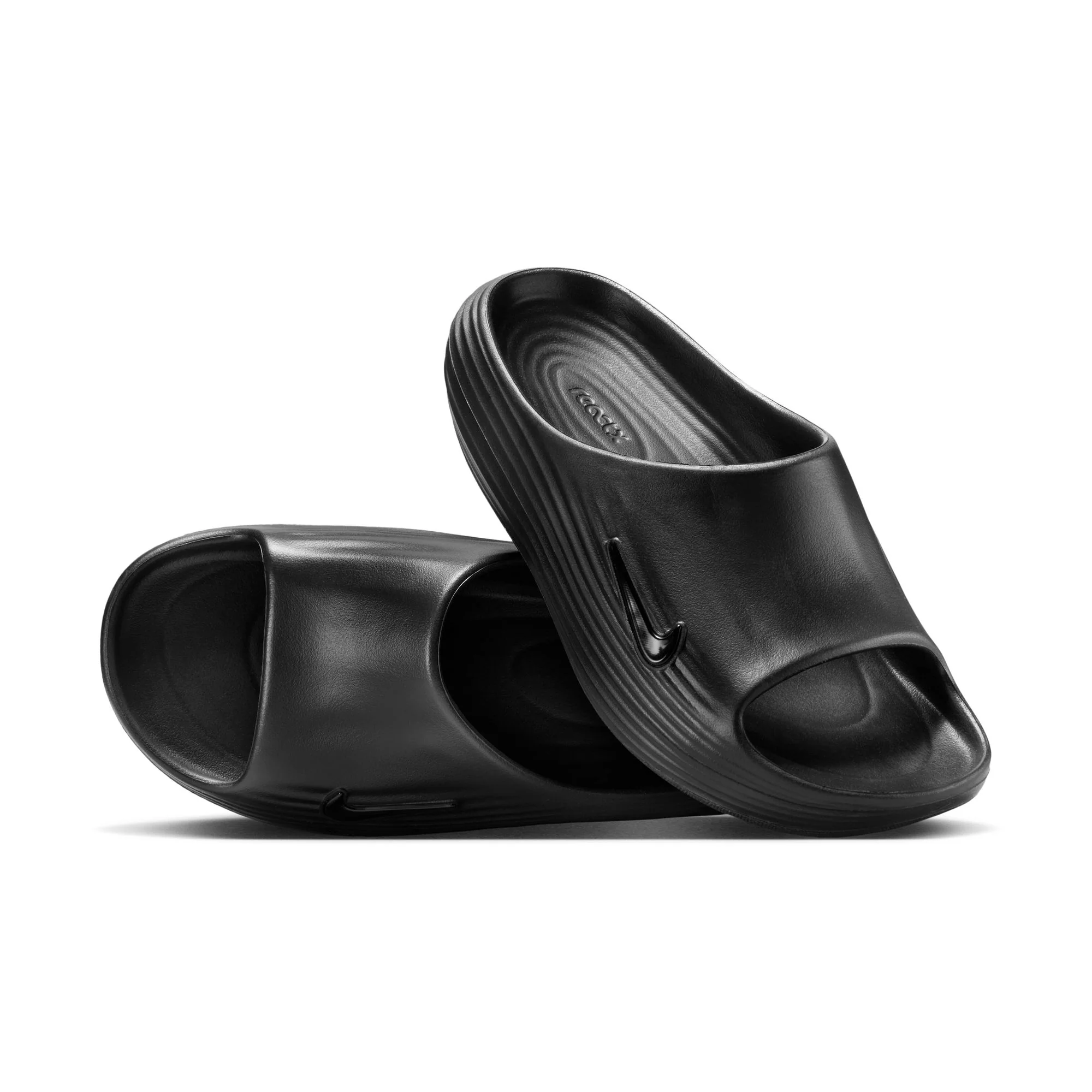 Women's ReactX Rejuven8 Slides (001 - Black/Black-Black) - Image 3