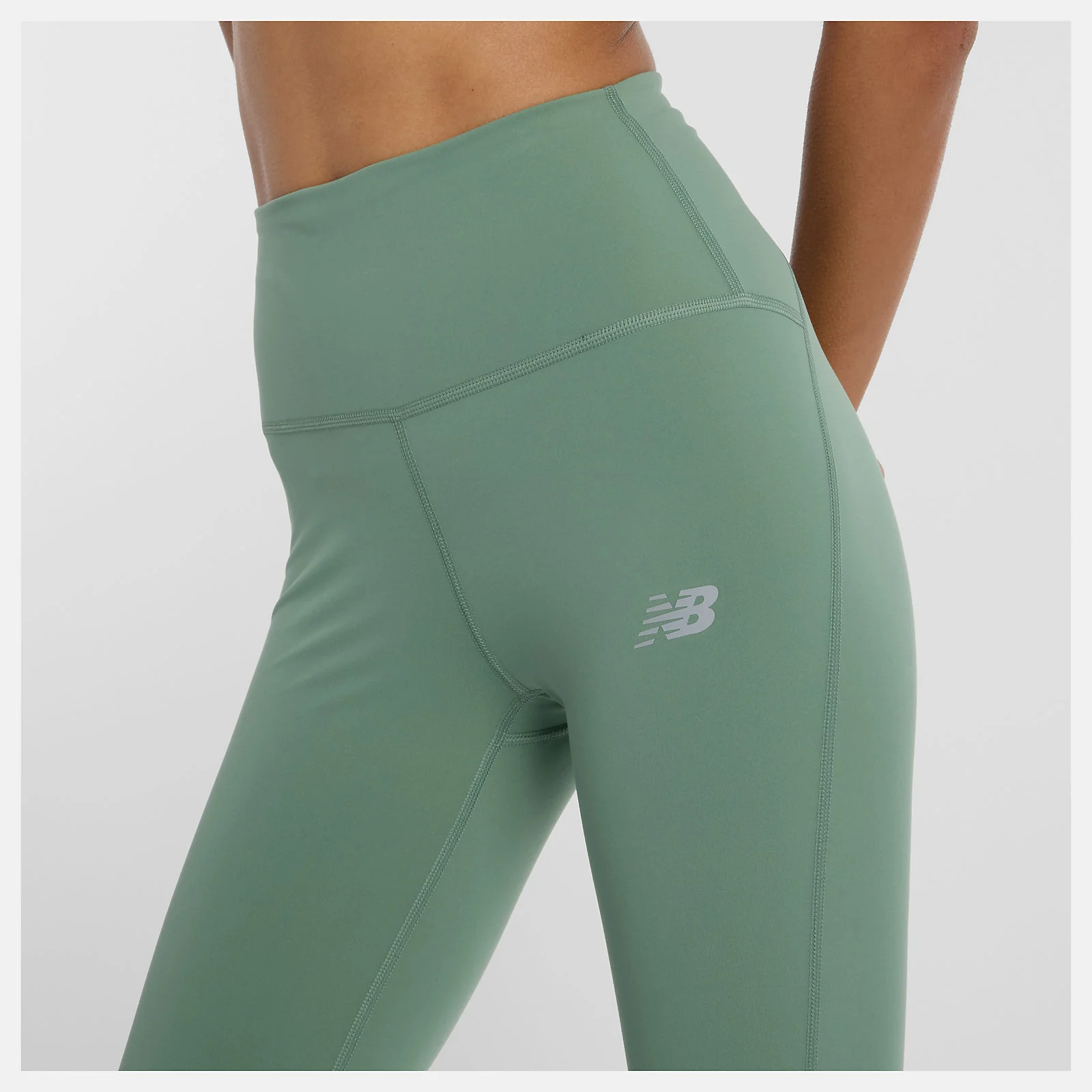Women's Sleek Pocket High Rise Legging 27" (DKJ - Dark Juniper) - Image 2
