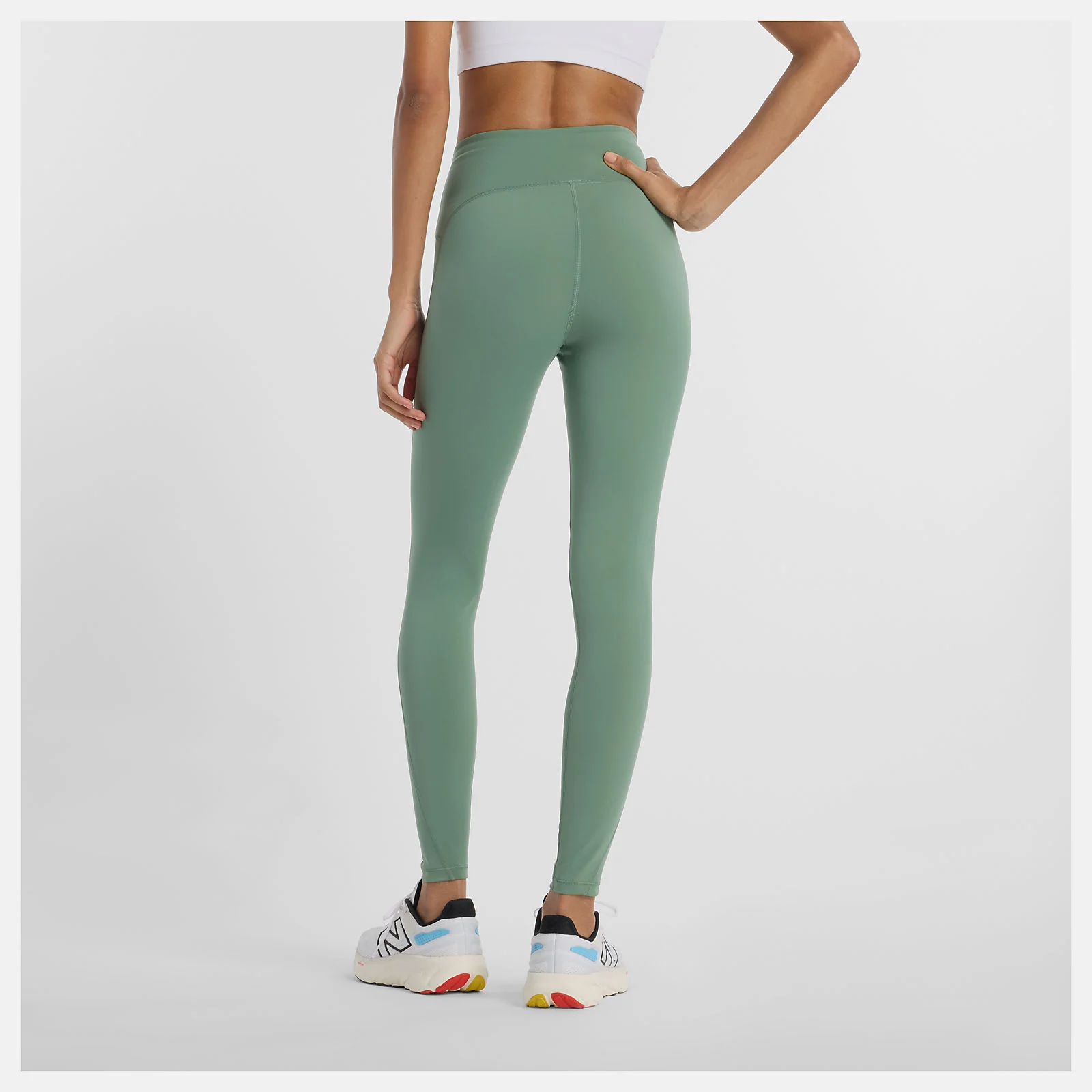 Women's Sleek Pocket High Rise Legging 27" (DKJ - Dark Juniper) - Image 3
