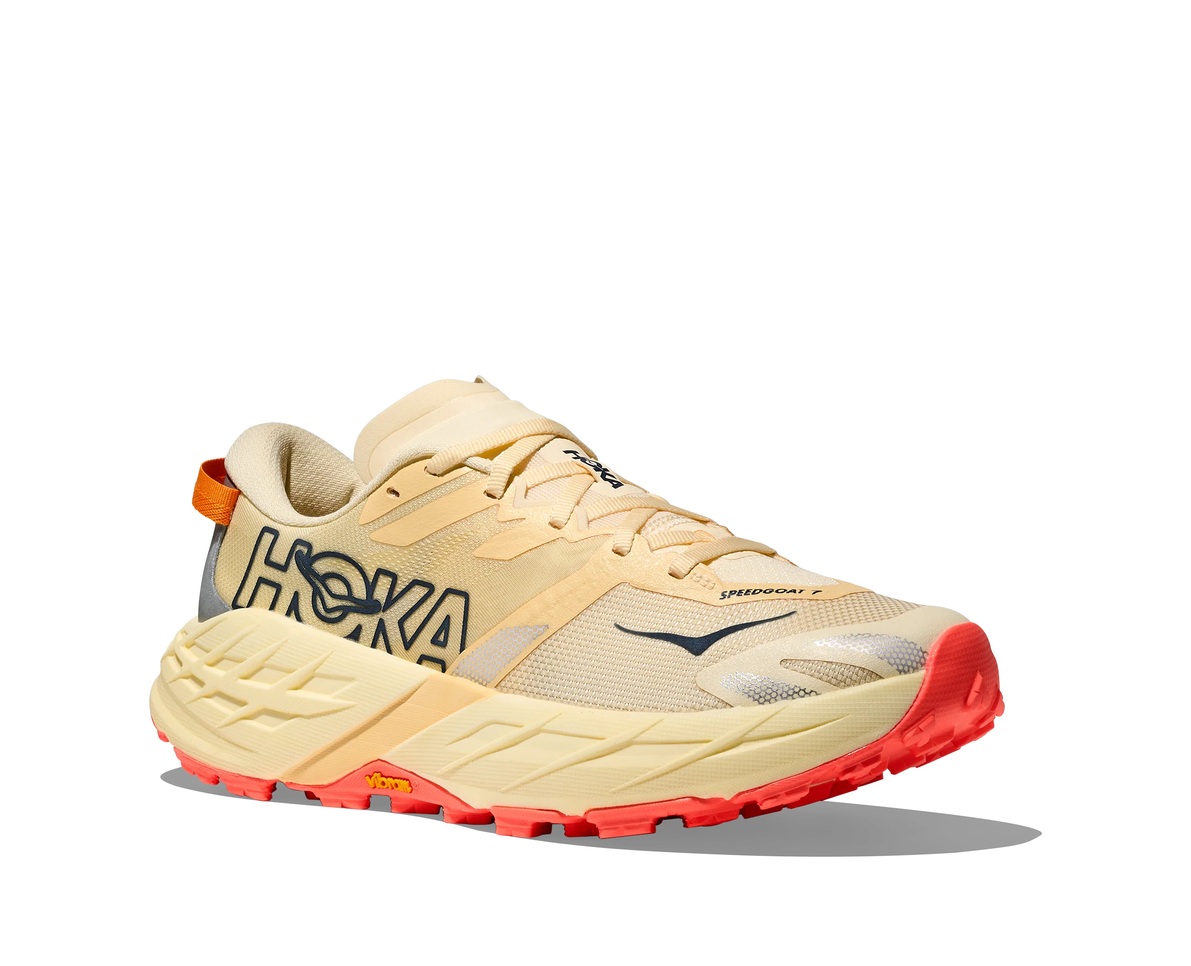 Women's Speedgoat 7 (VWN - Vintage Yellow/Neon Flame) - Image 4